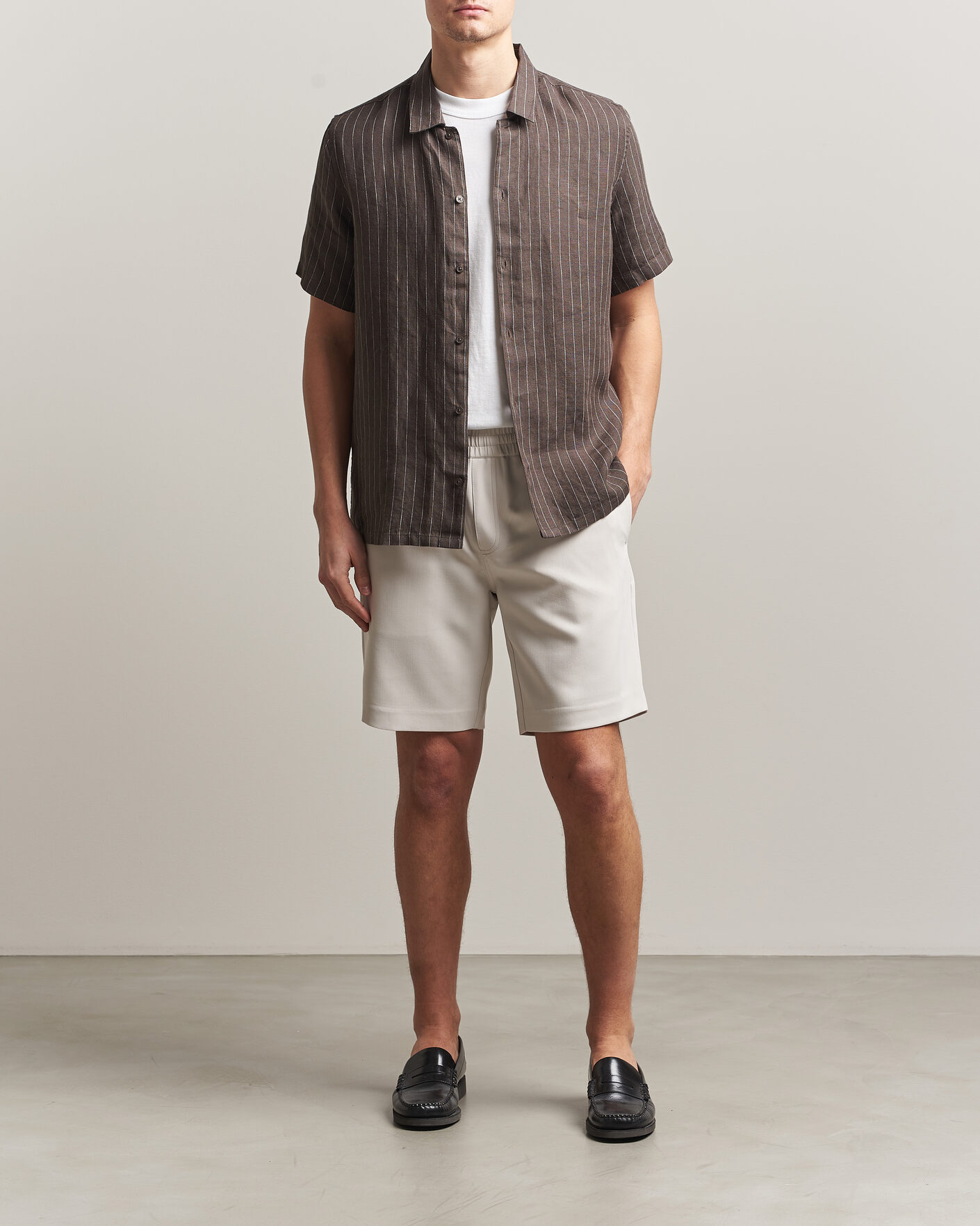 Hombres | Pantalones cortos | Samsøe Samsøe | Smith Drawstring Shorts Moonstruck