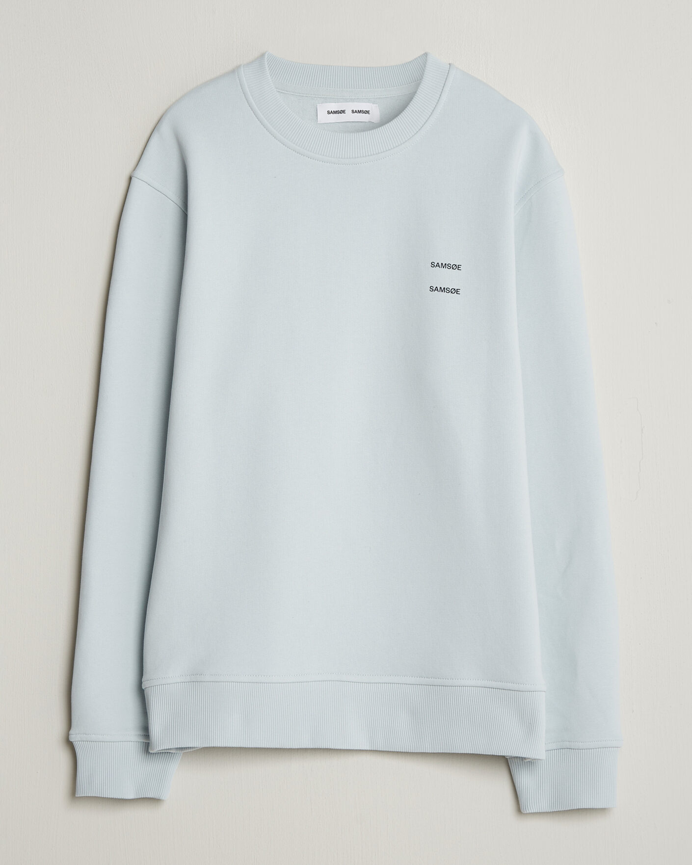 Hombres | Jerséis y prendas de punto | Samsøe Samsøe | Joel Organic Cotton Sweatshirt Skywriting