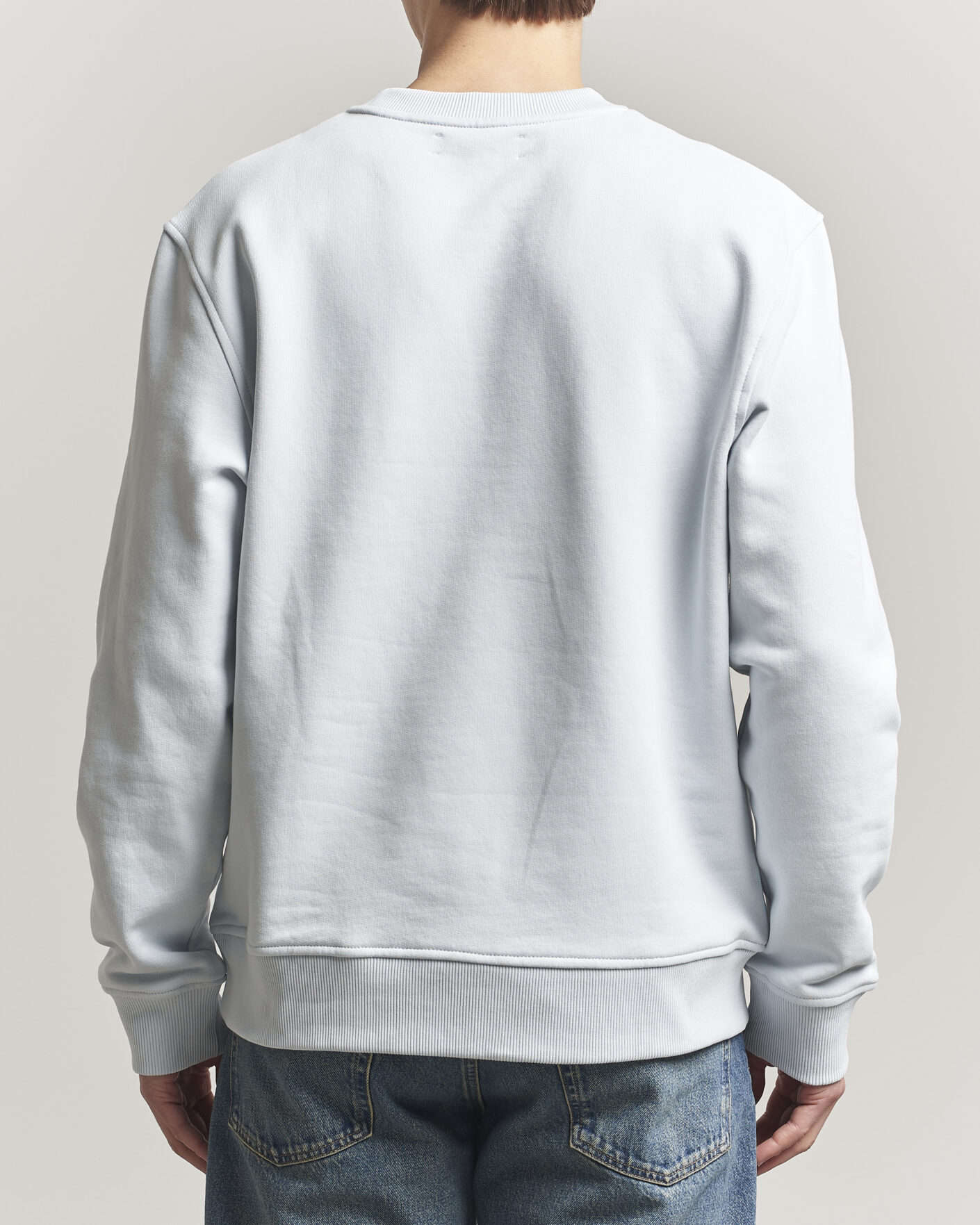 Hombres | Jerséis y prendas de punto | Samsøe Samsøe | Joel Organic Cotton Sweatshirt Skywriting