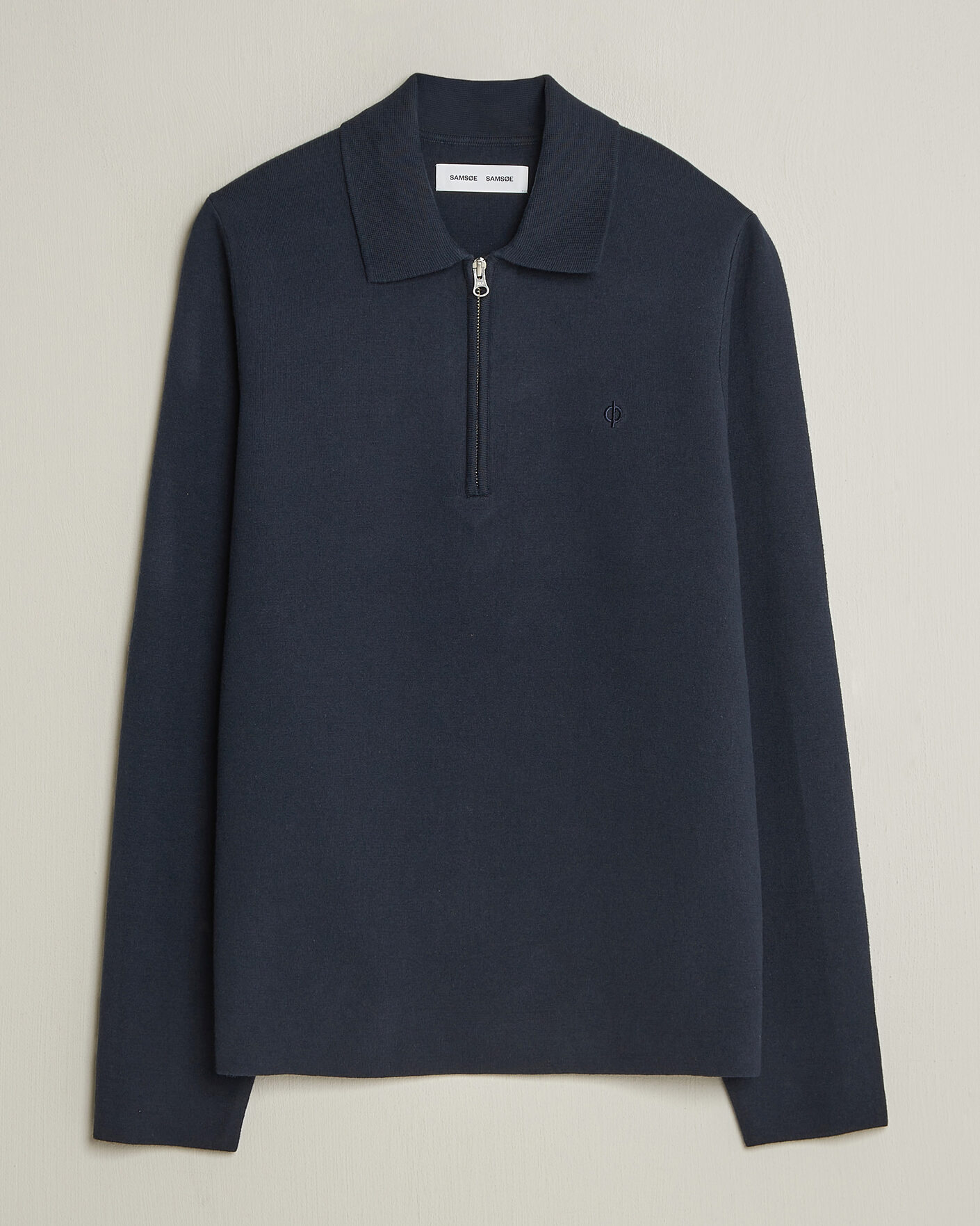 Hombres | Jerséis y prendas de punto | Samsøe Samsøe | Guna Half Zip Salute Navy