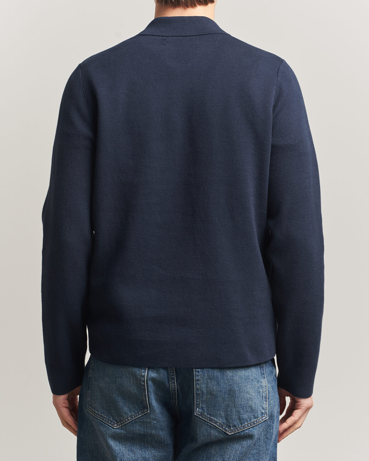 Hombres | Jerséis y prendas de punto | Samsøe Samsøe | Guna Half Zip Salute Navy