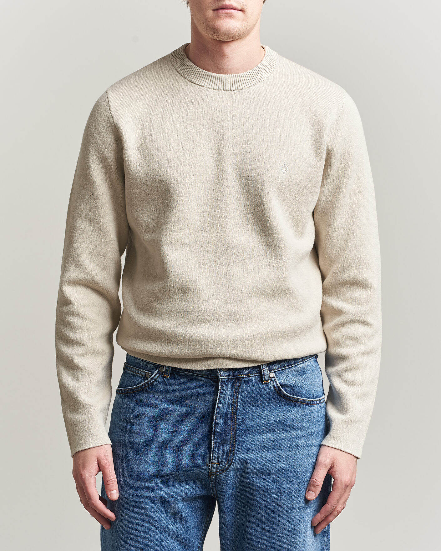 Hombres | Jerséis y prendas de punto | Samsøe Samsøe | Niklas Crew Neck Sweater Moonstruck