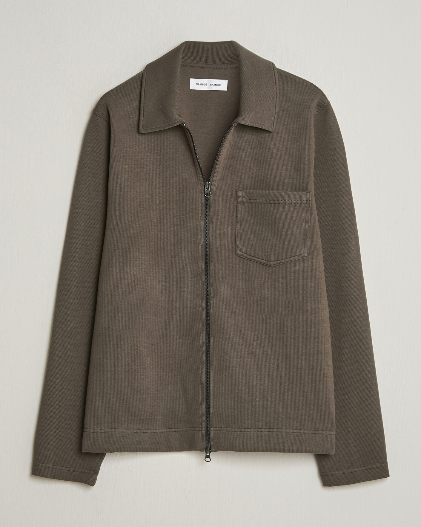 Hombres | Jerséis y prendas de punto | Samsøe Samsøe | Hannes Full Zip Black Olive