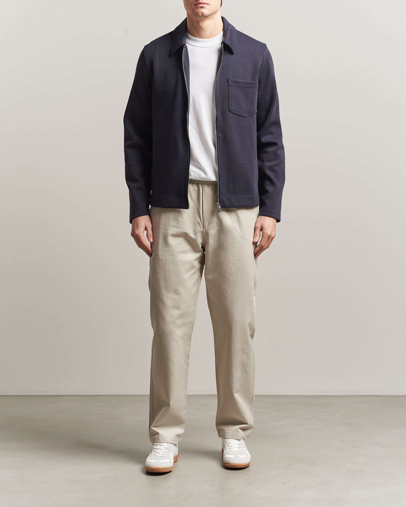 Hombres | Jerséis y prendas de punto | Samsøe Samsøe | Hannes Full Zip Salute Navy