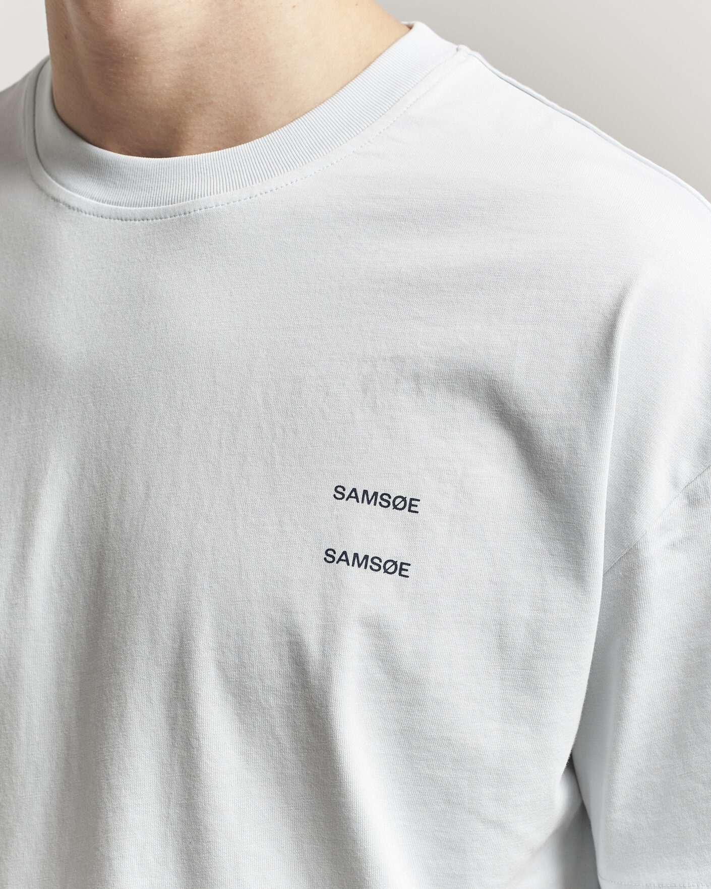 Hombres | Camisetas | Samsøe Samsøe | Joel Organic Cotton T-Shirt Skywriting
