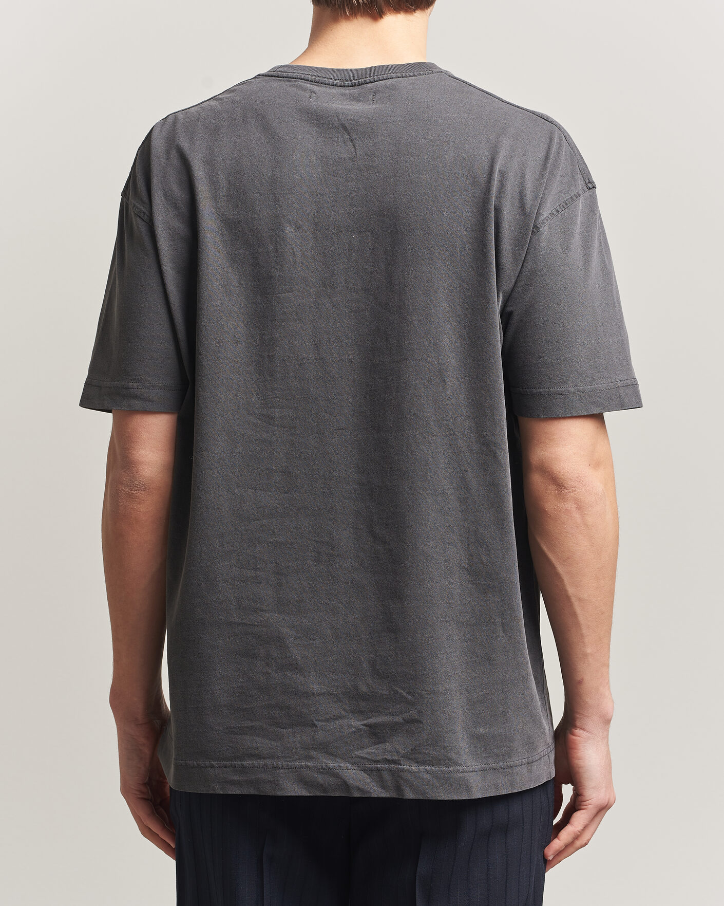 Hombres | Camisetas | Samsøe Samsøe | Joel Washed Organic Cotton T-Shirt Black