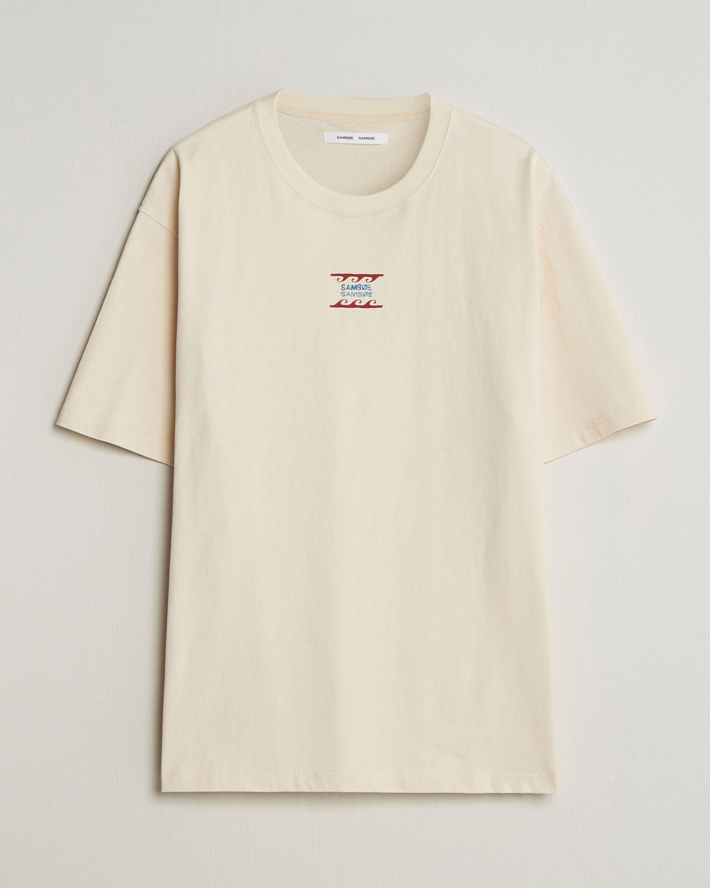 Hombres | Camisetas | Samsøe Samsøe | Gergei Printed Crew Neck T-Shirt Neutral