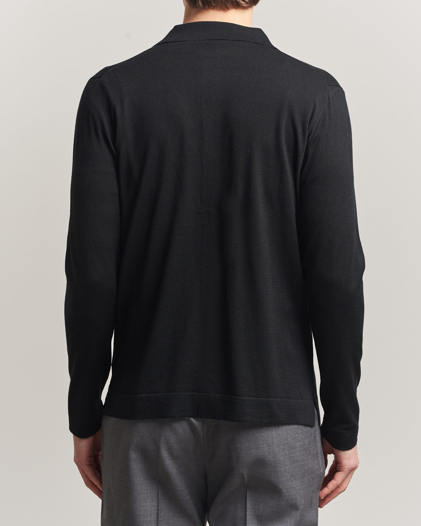 Hombres | Jerséis y prendas de punto | Stenströms | Silk/Cashmere Cardigan Black