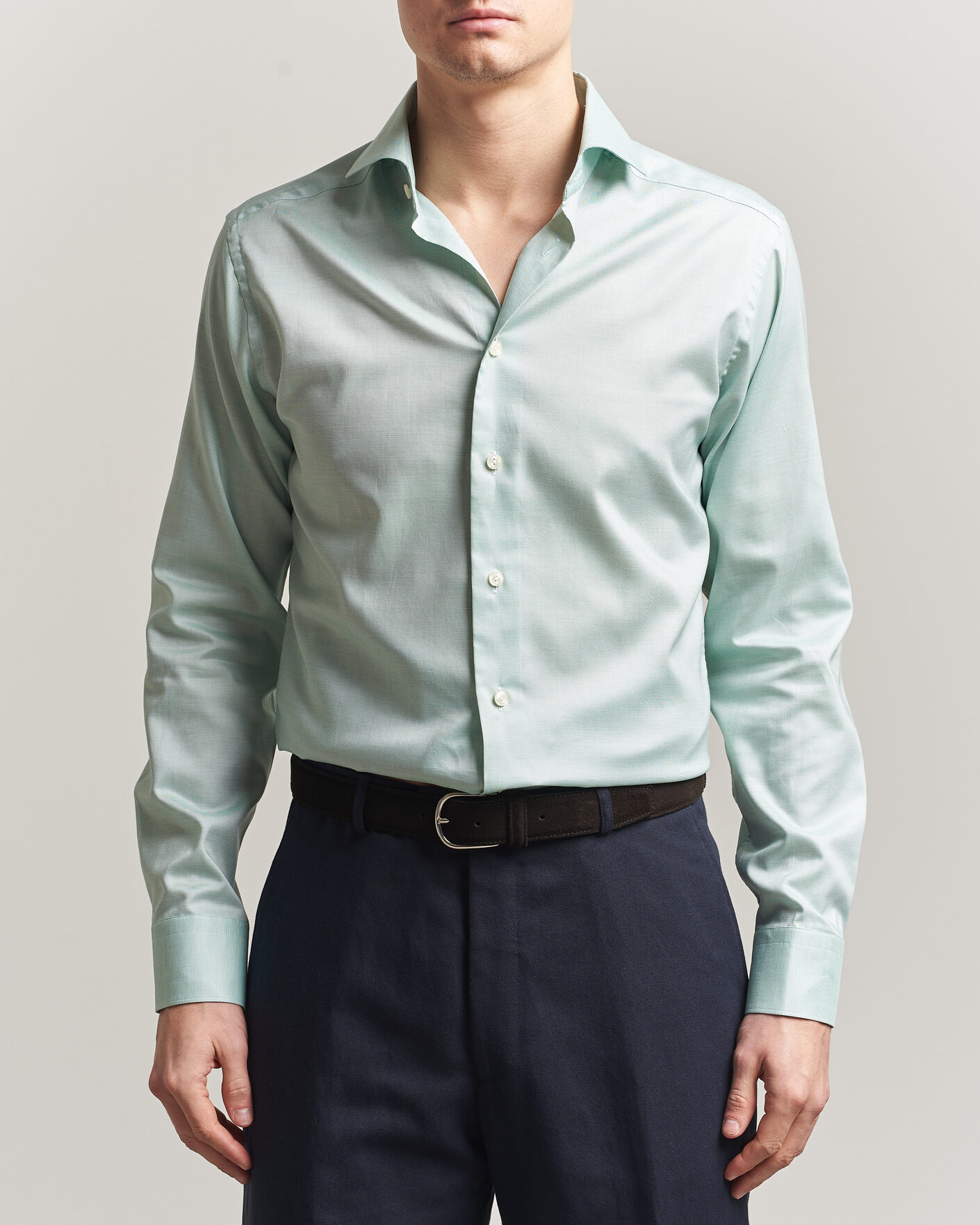 Hombres | Camisas | Eton | Slim Fit Signature Oxford Shirt Mid Green