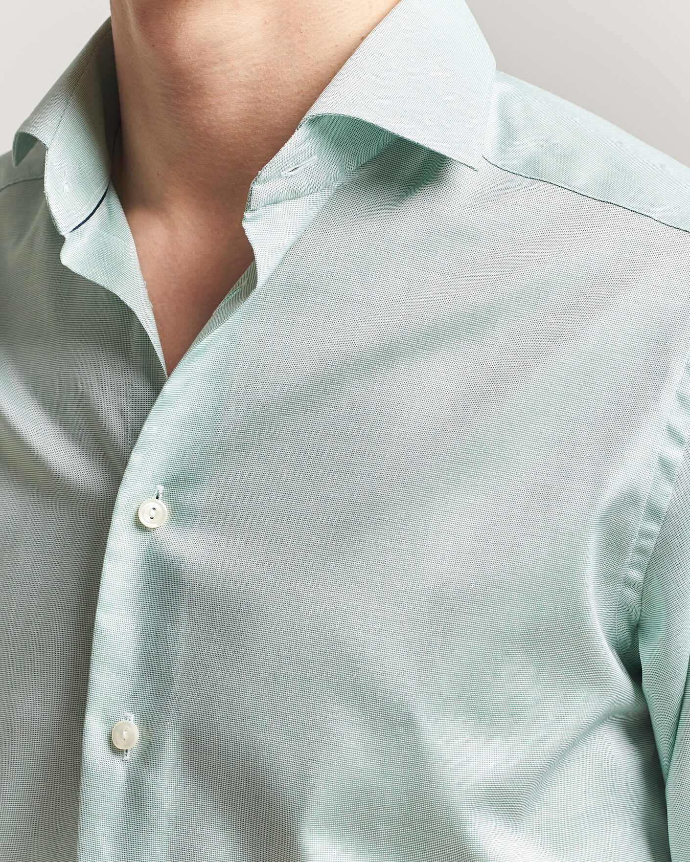 Hombres | Camisas | Eton | Slim Fit Signature Oxford Shirt Mid Green