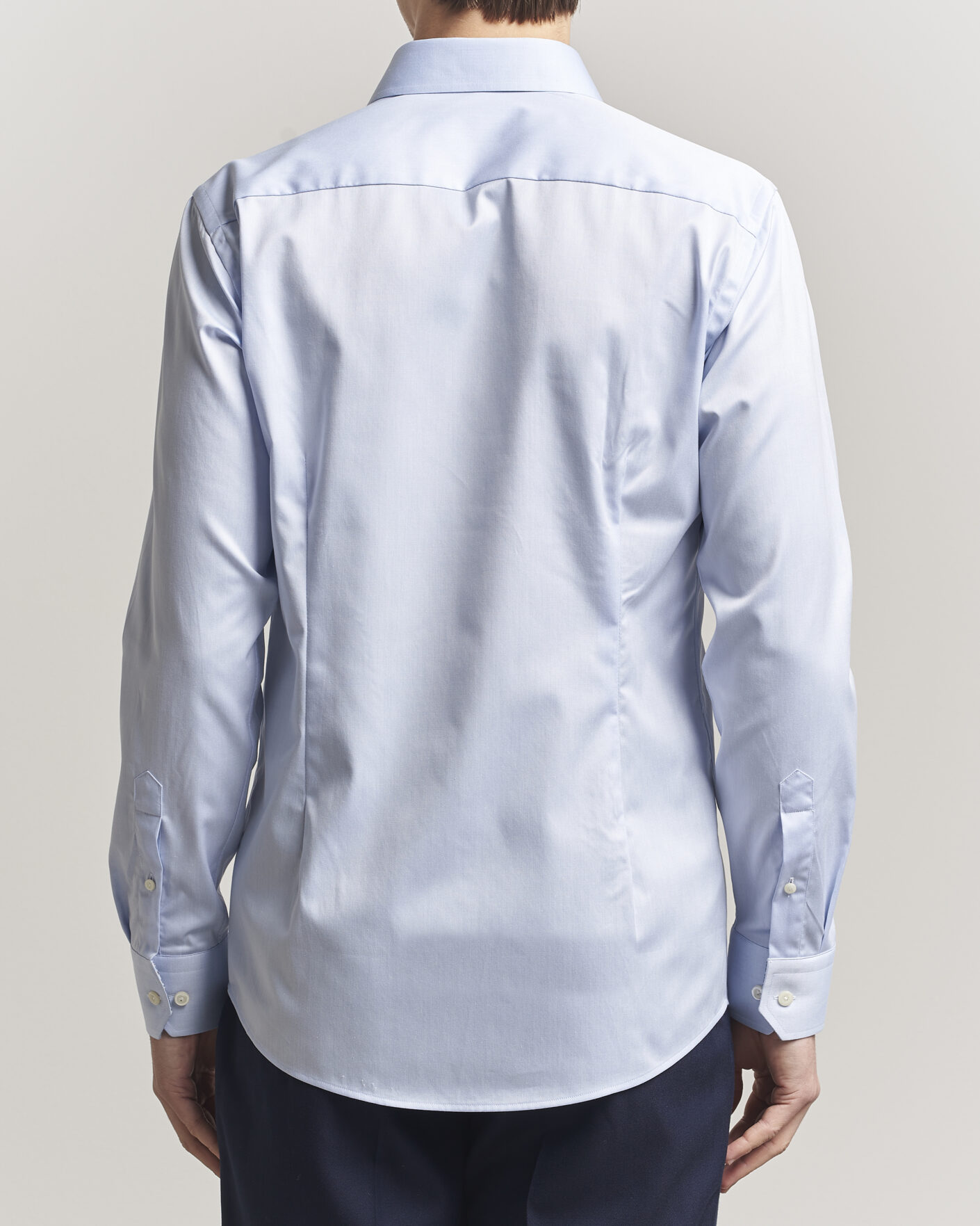 Hombres | Camisas | Eton | Slim Fit Signature Twill Contrast Shirt Light Blue