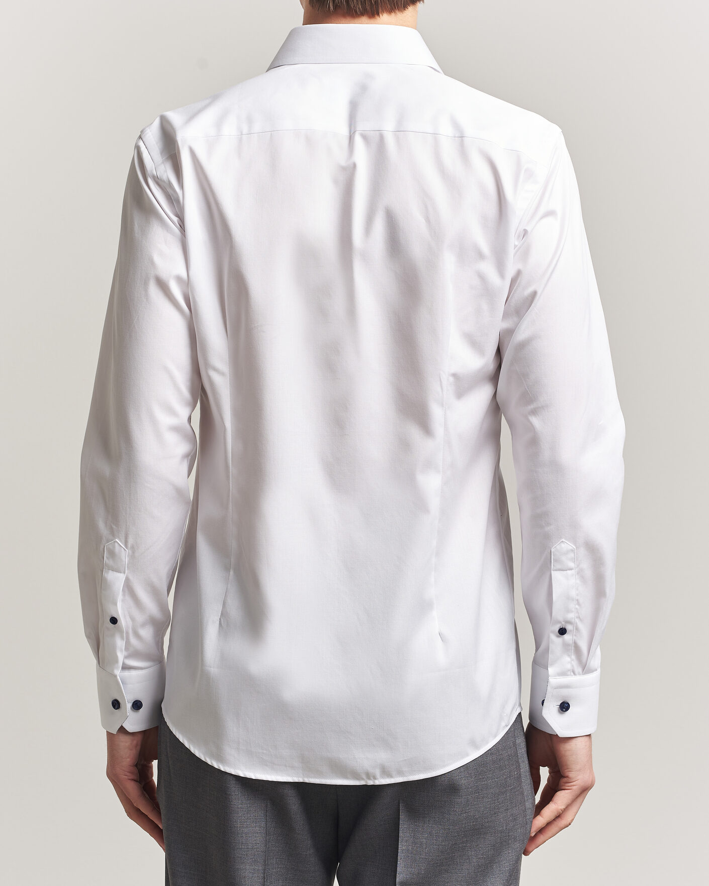 Hombres | Camisas | Eton | Slim Fit Signature Twill Contrast Shirt White