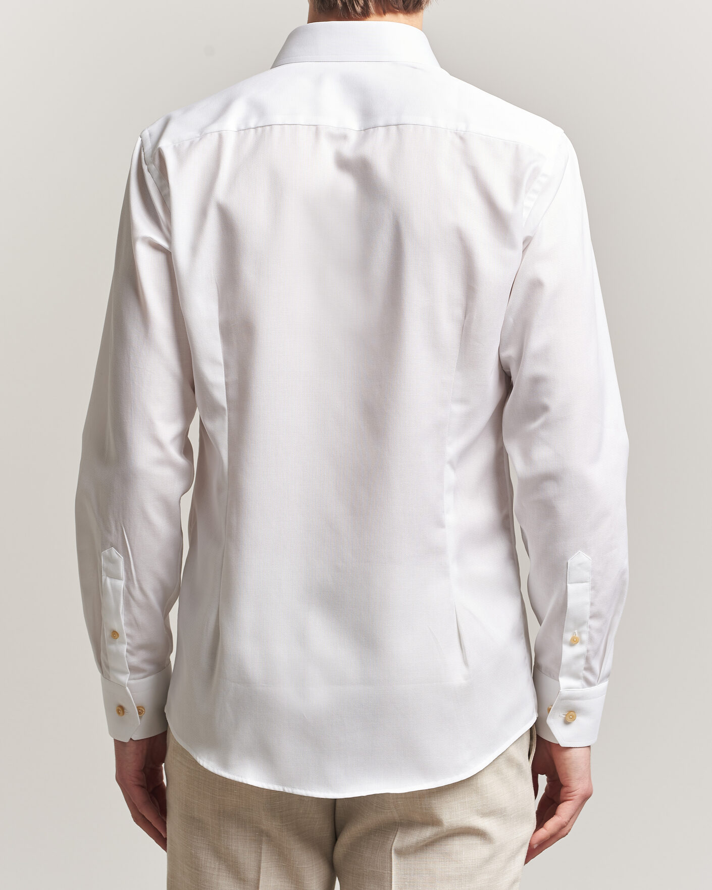 Hombres | Camisas | Eton | Slim Fit Signature Twill Contrast Shirt White