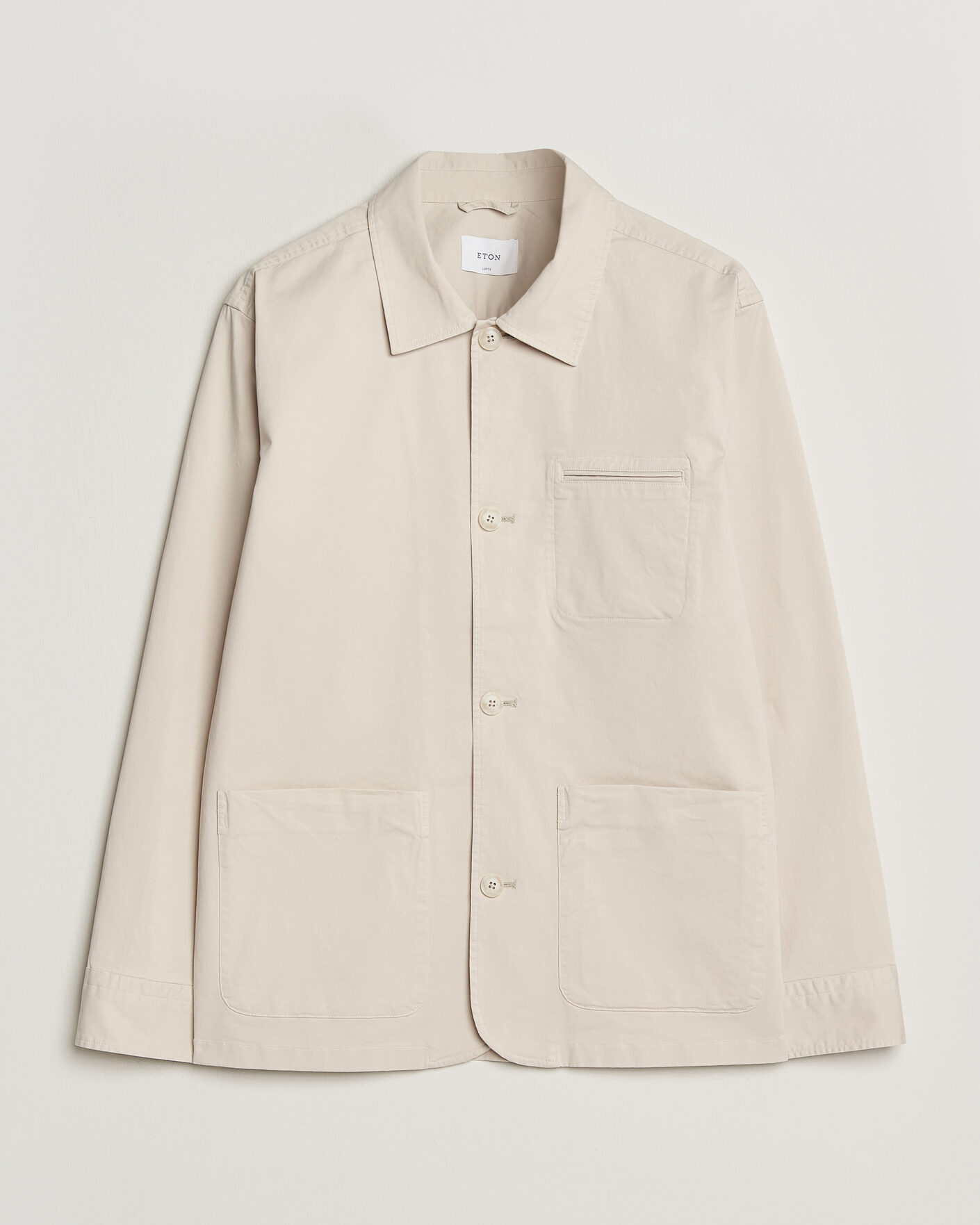 Hombres | Abrigos y chaquetas | Eton | Cotton Chore Jacket Off White