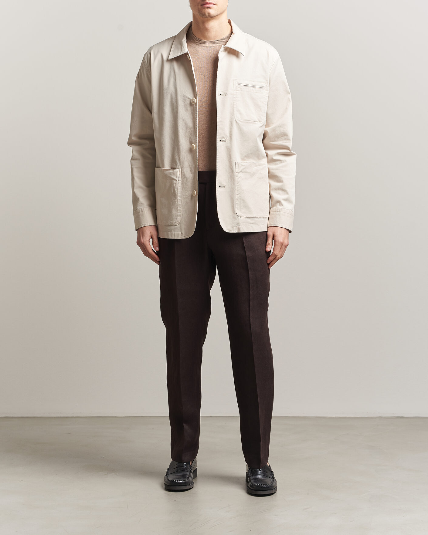 Hombres | Abrigos y chaquetas | Eton | Cotton Chore Jacket Off White