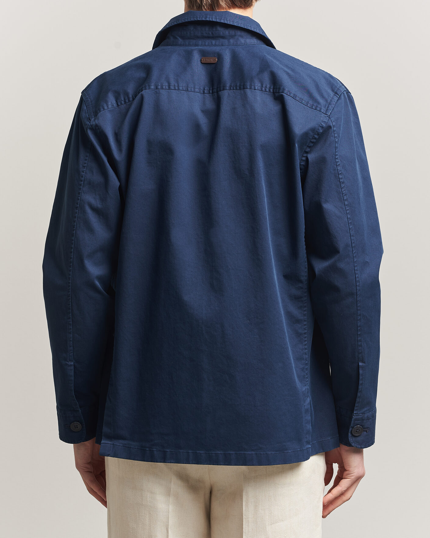 Hombres | Abrigos y chaquetas | Eton | Cotton Chore Jacket Navy Blue