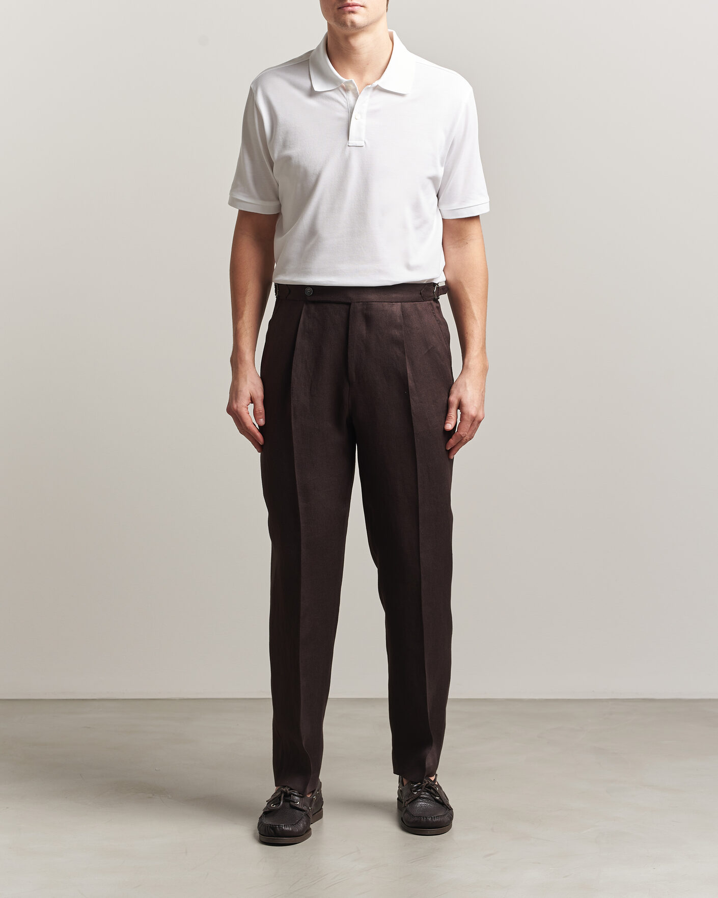 Hombres | Polos | Eton | Pima Pique Polo White