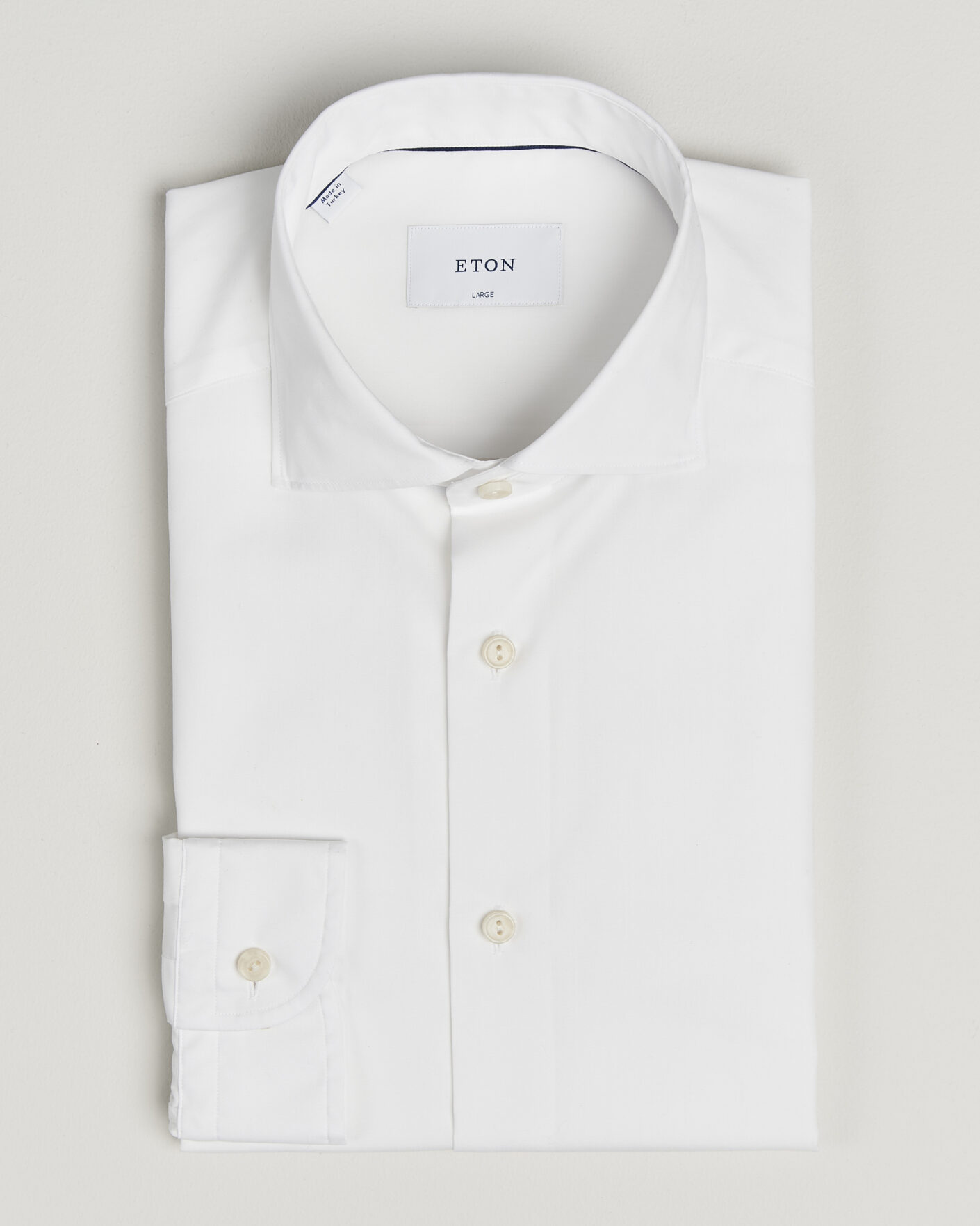 Hombres | Camisas | Eton | Casual Fit Breeze Poplin Shirt White