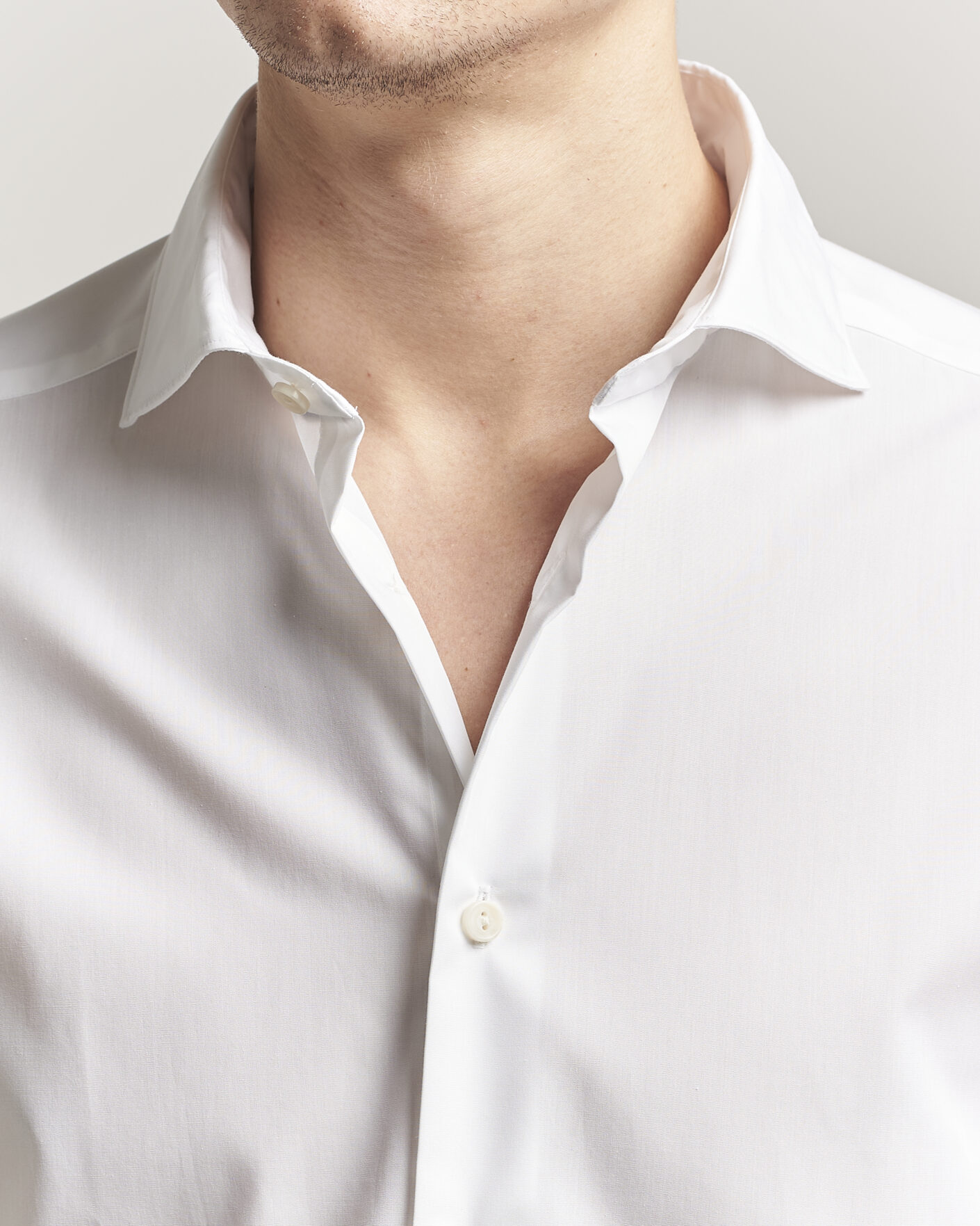 Hombres | Camisas | Eton | Casual Fit Breeze Poplin Shirt White