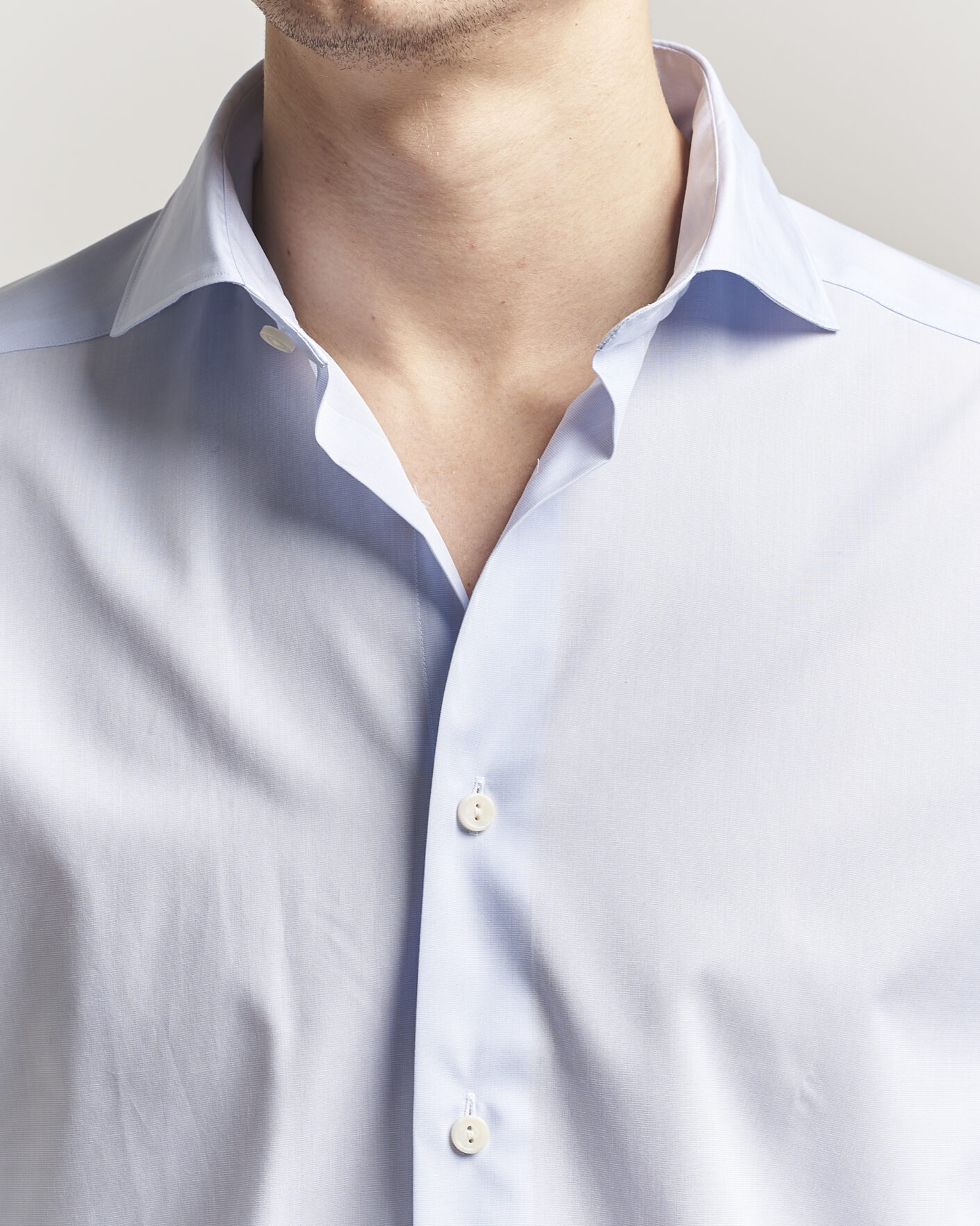 Hombres | Camisas | Eton | Casual Fit Breeze Poplin Shirt Light Blue