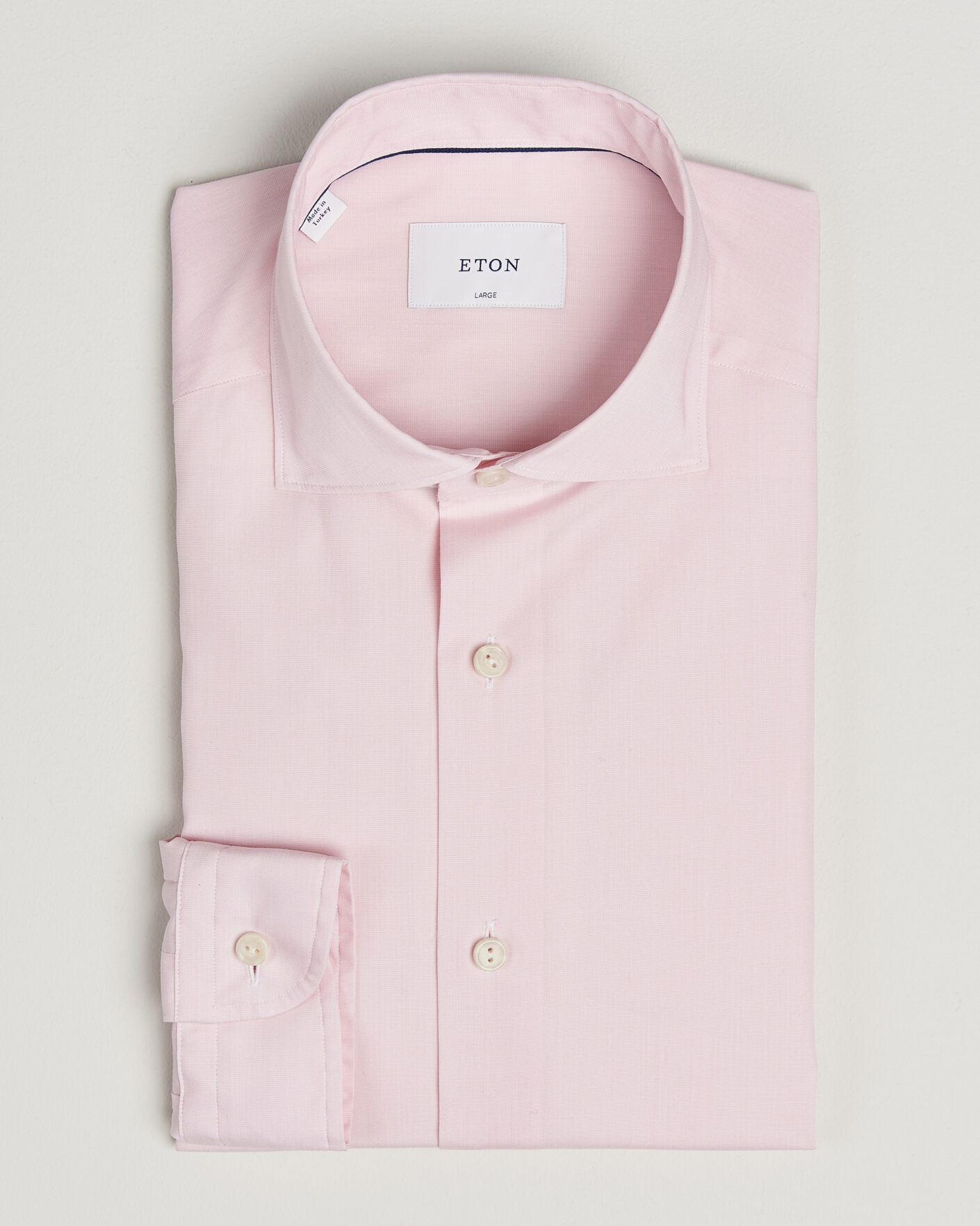 Hombres | Camisas | Eton | Casual Fit Breeze Poplin Shirt Pink