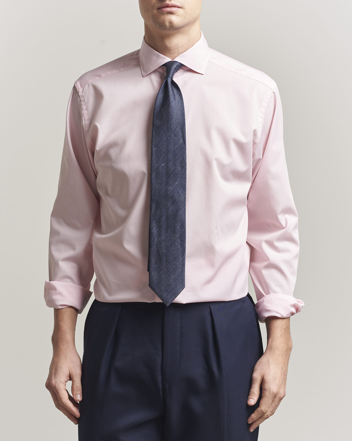 Hombres | Camisas | Eton | Casual Fit Breeze Poplin Shirt Pink