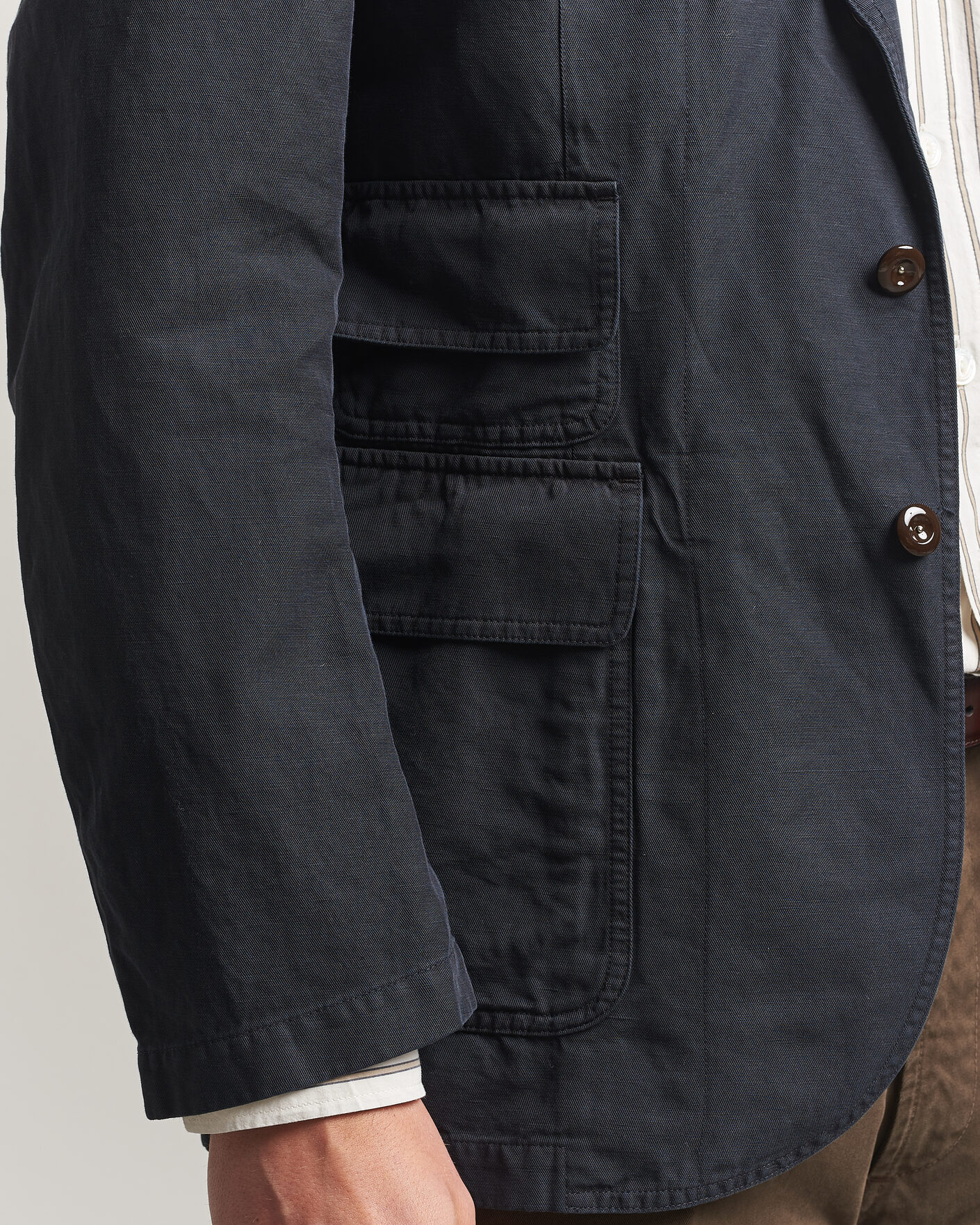 Hombres | Blazers | Drake's | MKIV Clean Twill Games Blazer Navy