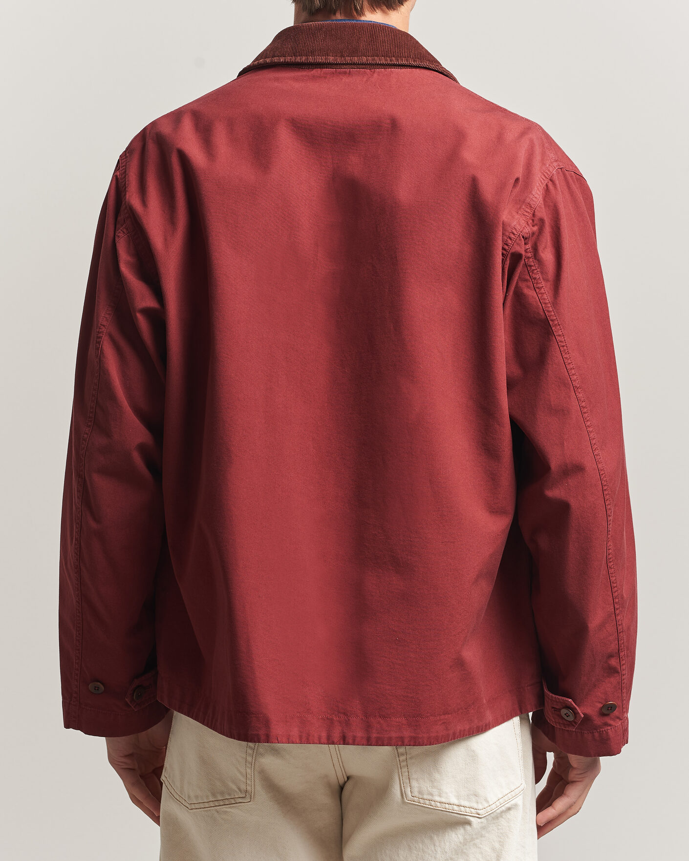 Hombres | Abrigos y chaquetas | Drake's | Hiking Jacket Washed Red