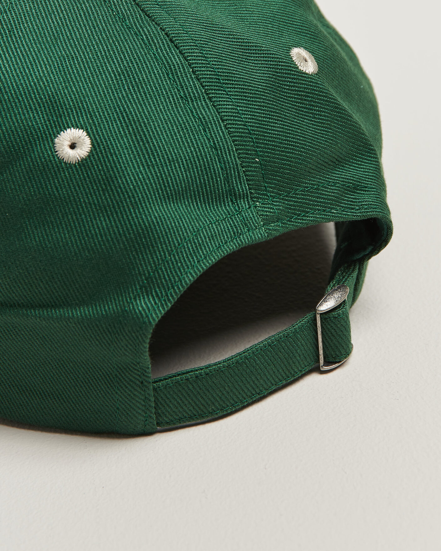 Hombres | Sombreros y gorras | Drake's | Charivari Twill Baseball Cap Green/Ecru