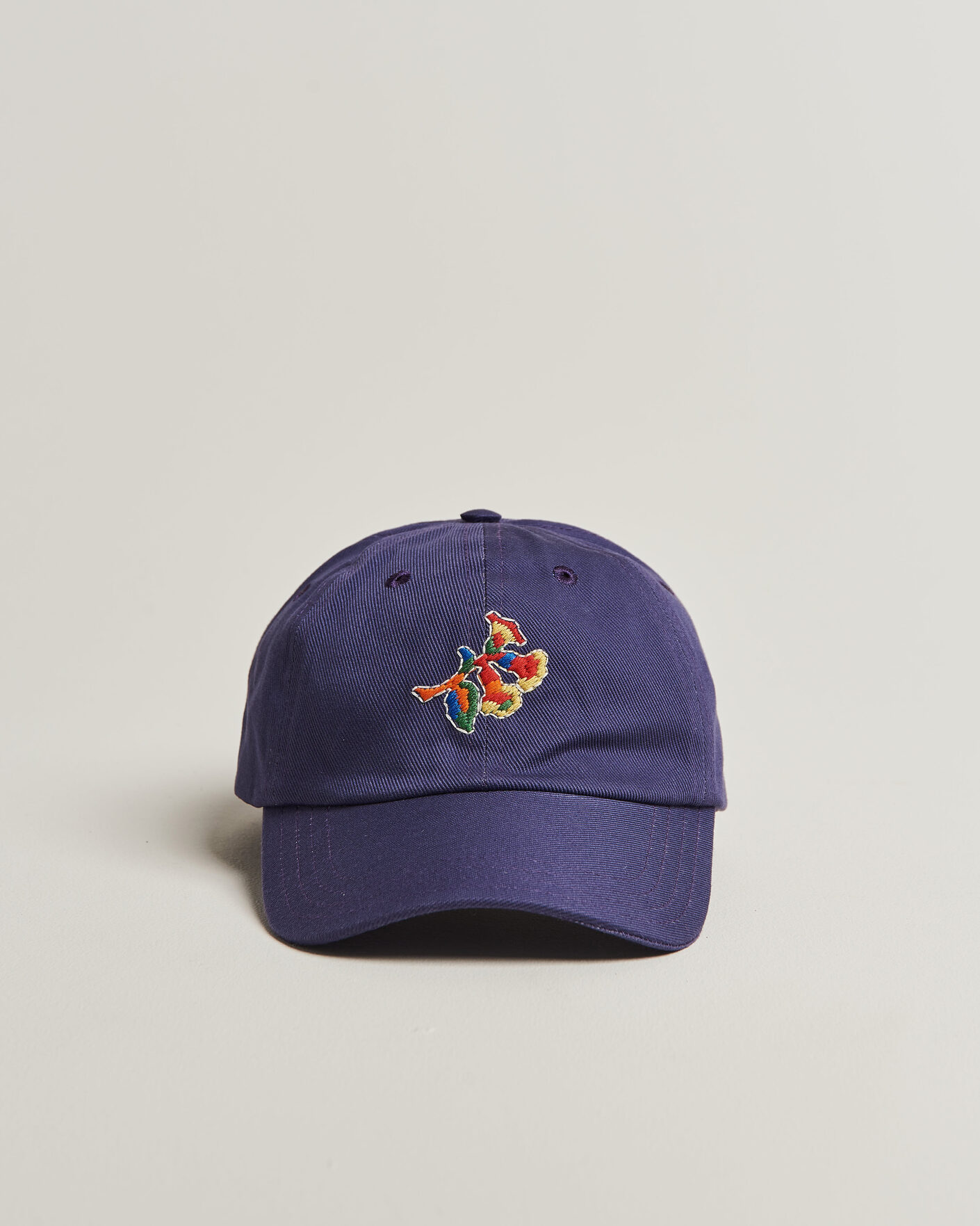 Hombres | Sombreros y gorras | Drake's | Tapisserie Twill Baseball Cap Blue