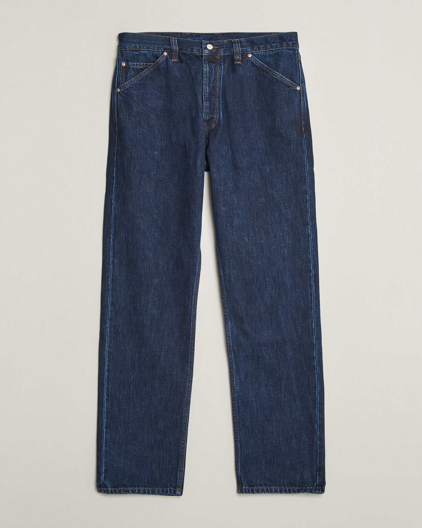 Hombres | Vaqueros | Drake's | 5-Pocket Japanese Selvedge Denim Stone Wash