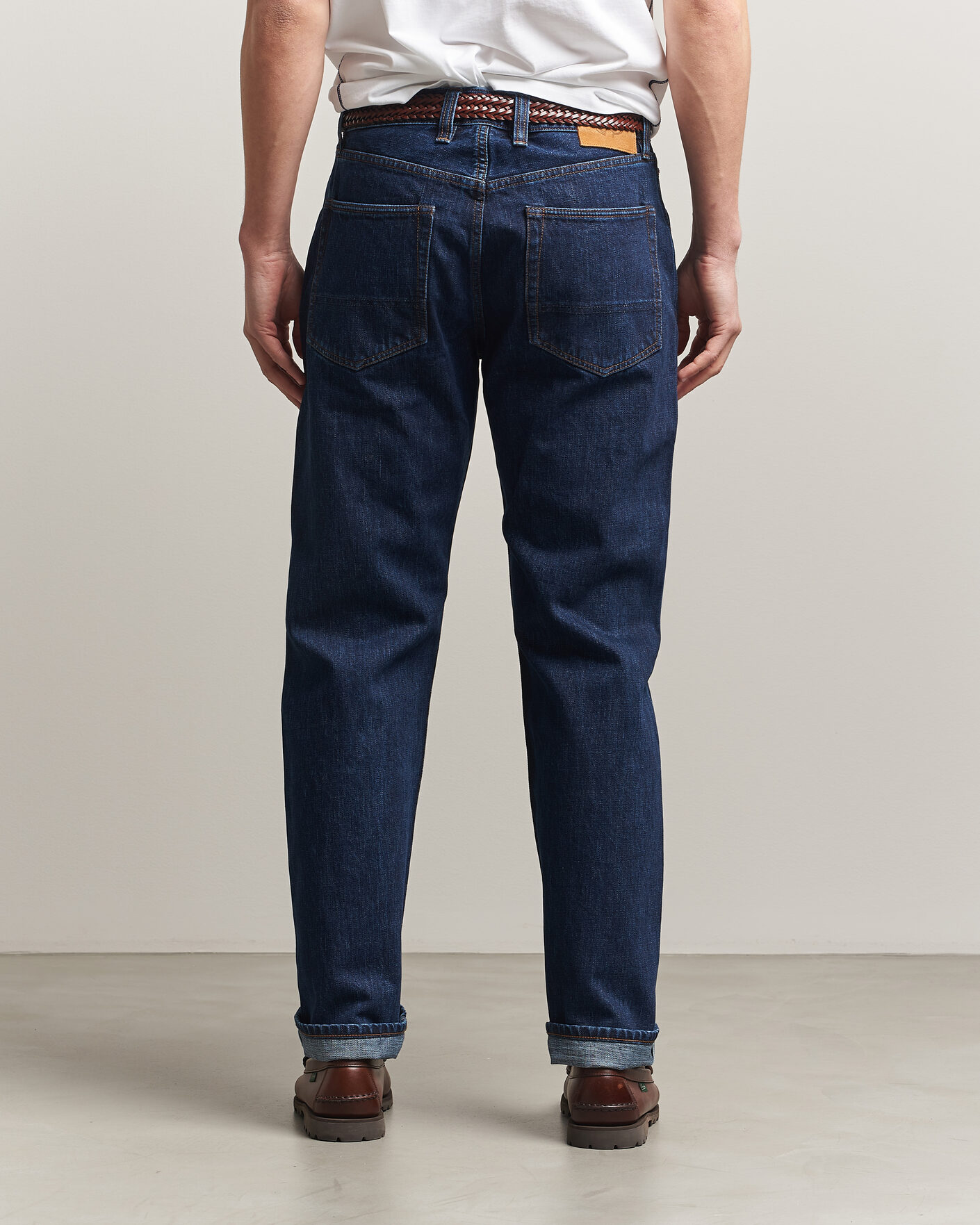 Hombres | Vaqueros | Drake's | 5-Pocket Japanese Selvedge Denim Stone Wash