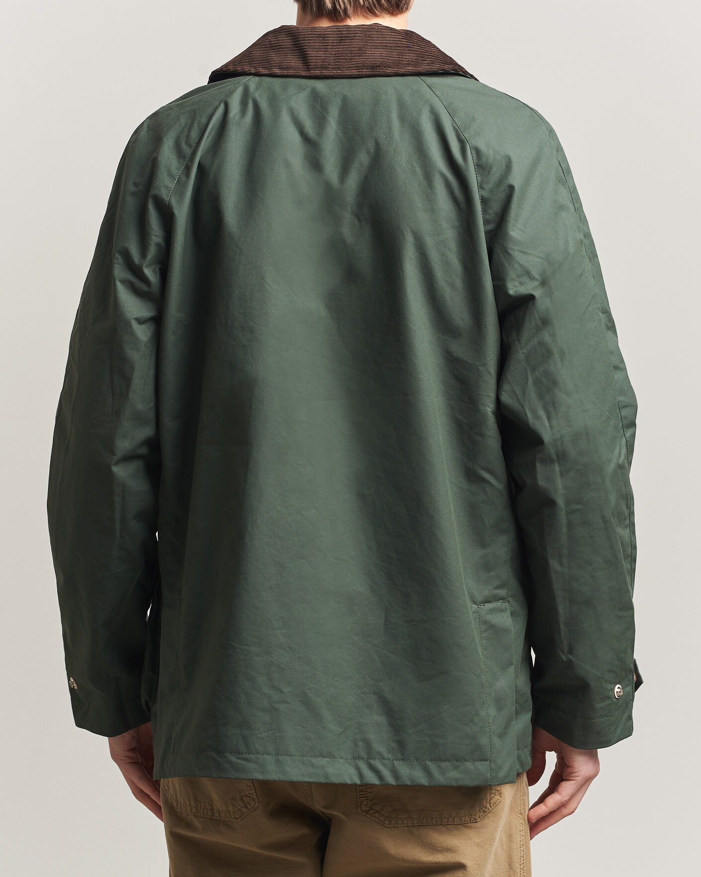 Hombres | Abrigos y chaquetas | Manifattura Ceccarelli | Dry Wax Rain Caban Dark Green