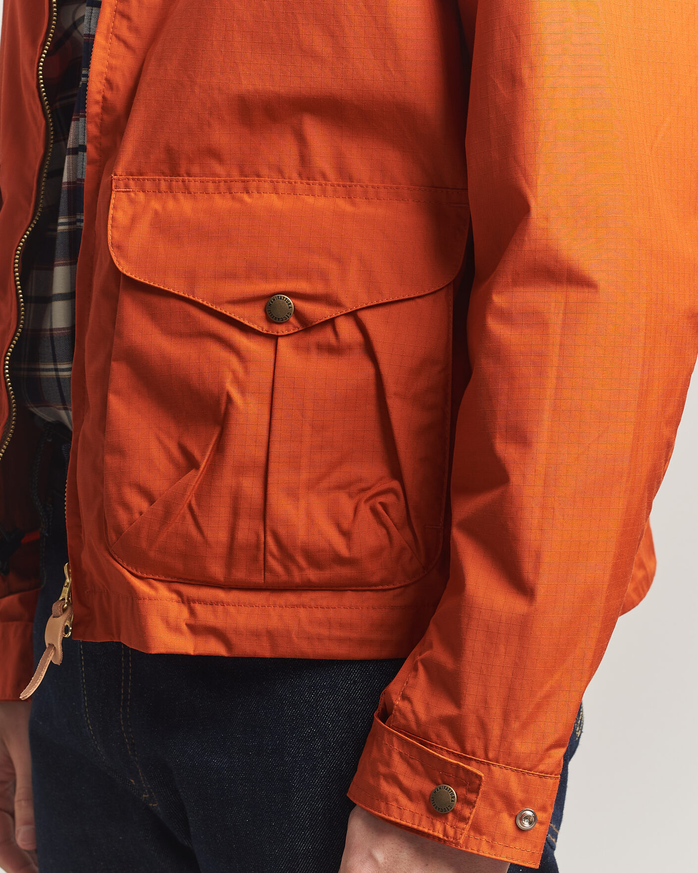 Hombres | Abrigos y chaquetas | Manifattura Ceccarelli | All Season Blazer Coat Orange