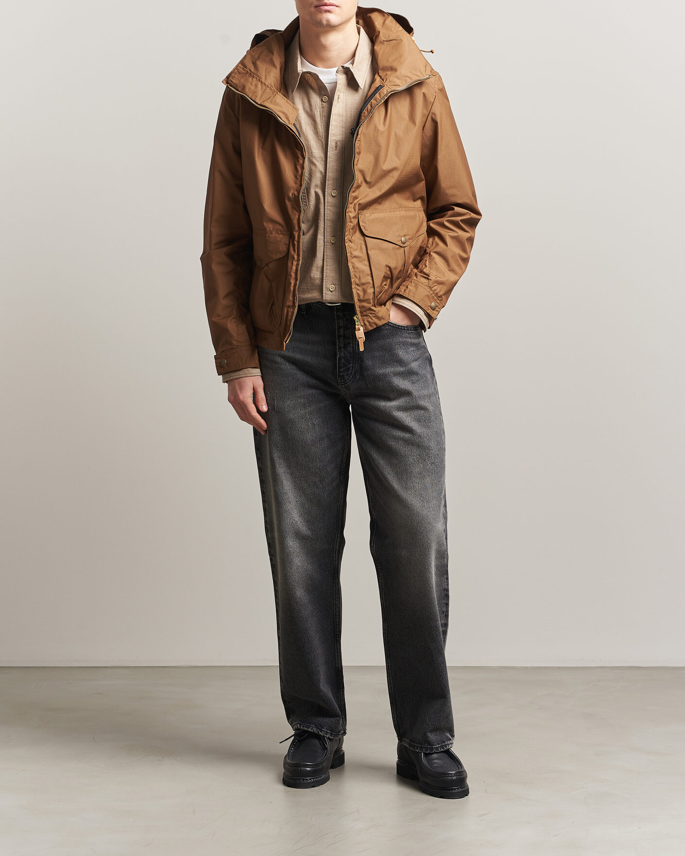 Hombres | Abrigos y chaquetas | Manifattura Ceccarelli | All Season Blazer Coat Tan