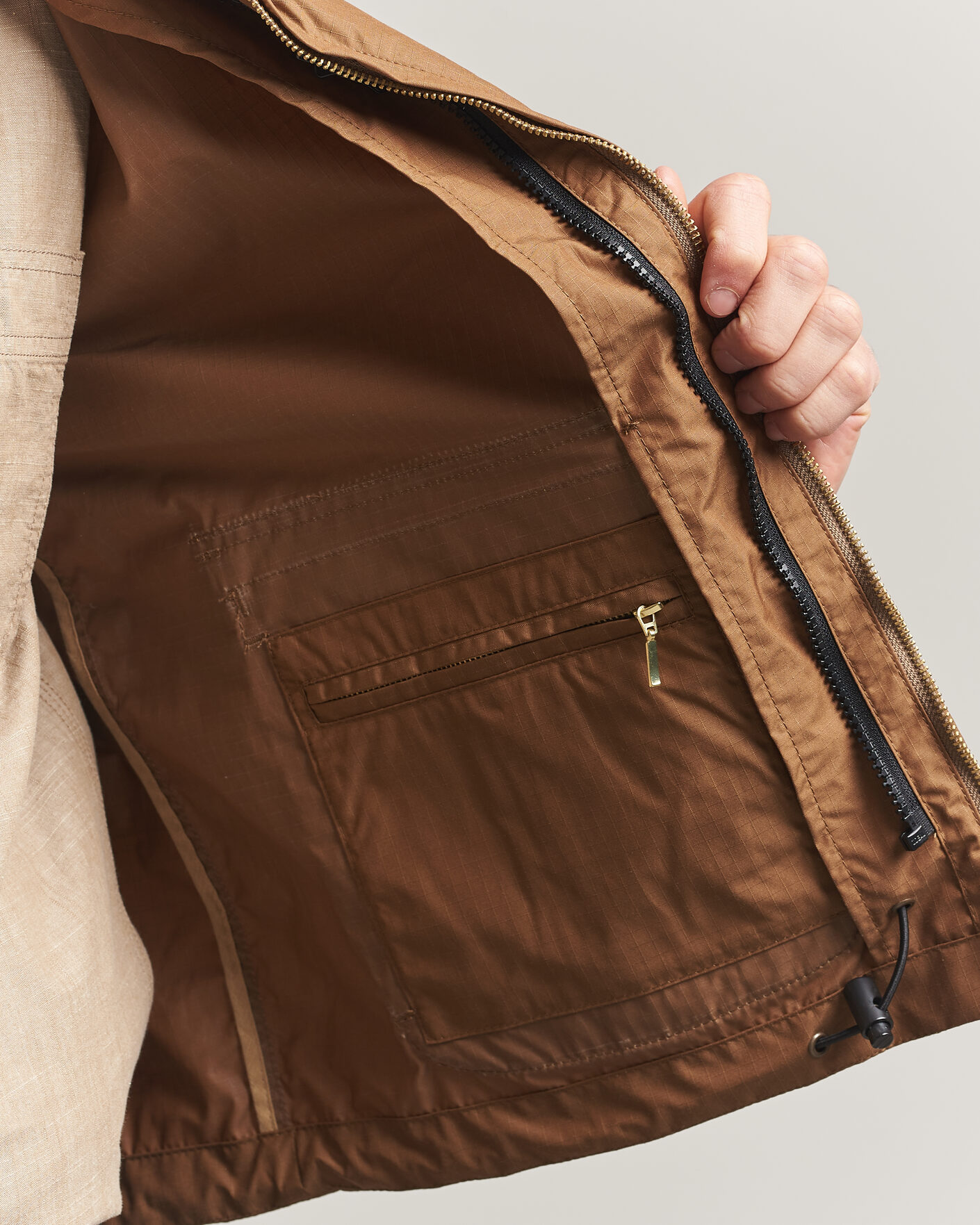 Hombres | Abrigos y chaquetas | Manifattura Ceccarelli | All Season Blazer Coat Tan
