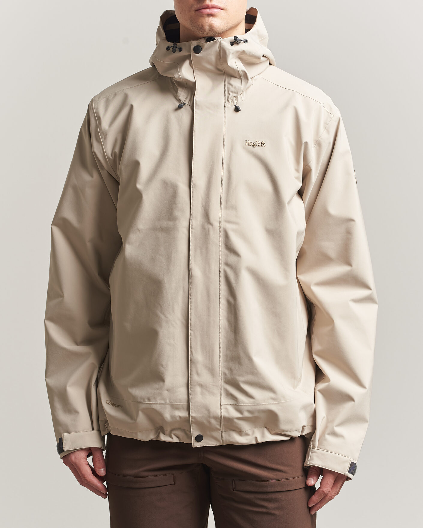 Hombres | Abrigos y chaquetas | Haglöfs | Breeze Proof Jacket Chalk Beige