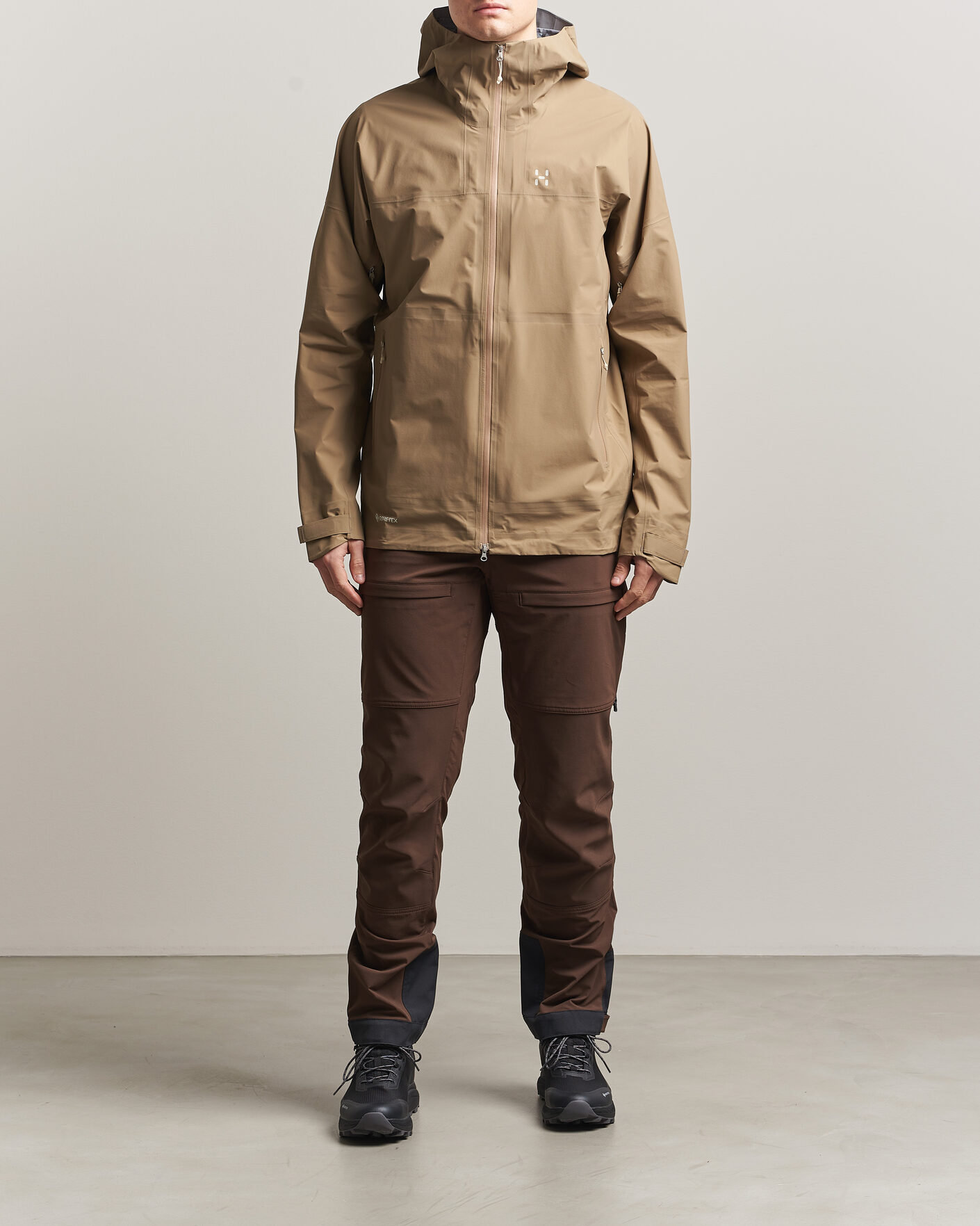 Hombres | Abrigos y chaquetas | Haglöfs | L.I.M Airak Gore-Tex Jacket Oak Brown
