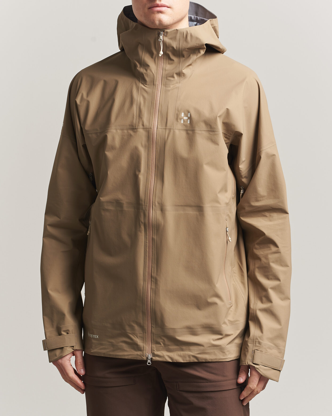 Hombres | Abrigos y chaquetas | Haglöfs | L.I.M Airak Gore-Tex Jacket Oak Brown