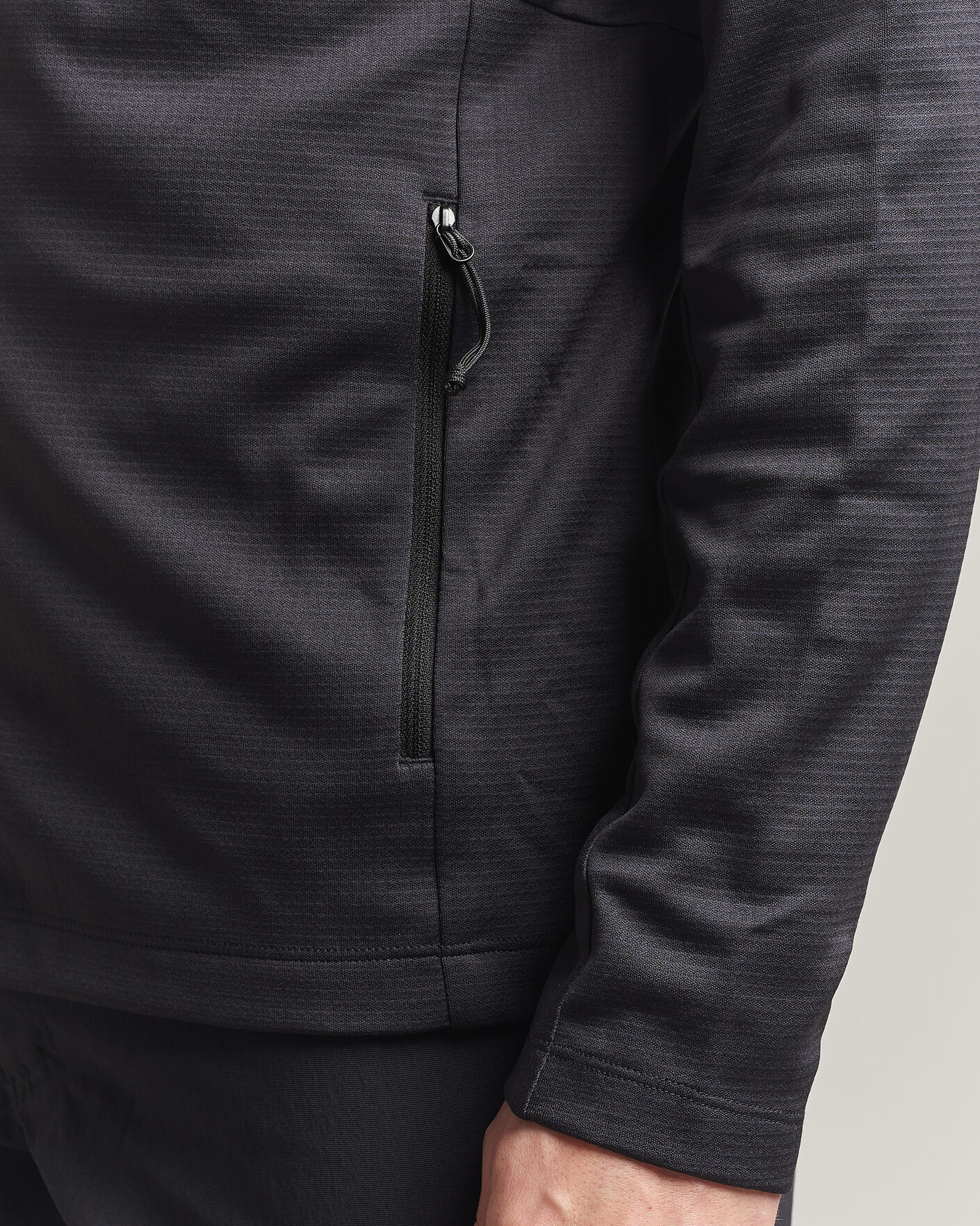 Hombres | Jerséis y prendas de punto | Haglöfs | Korp Mid Fleece Hood True Black