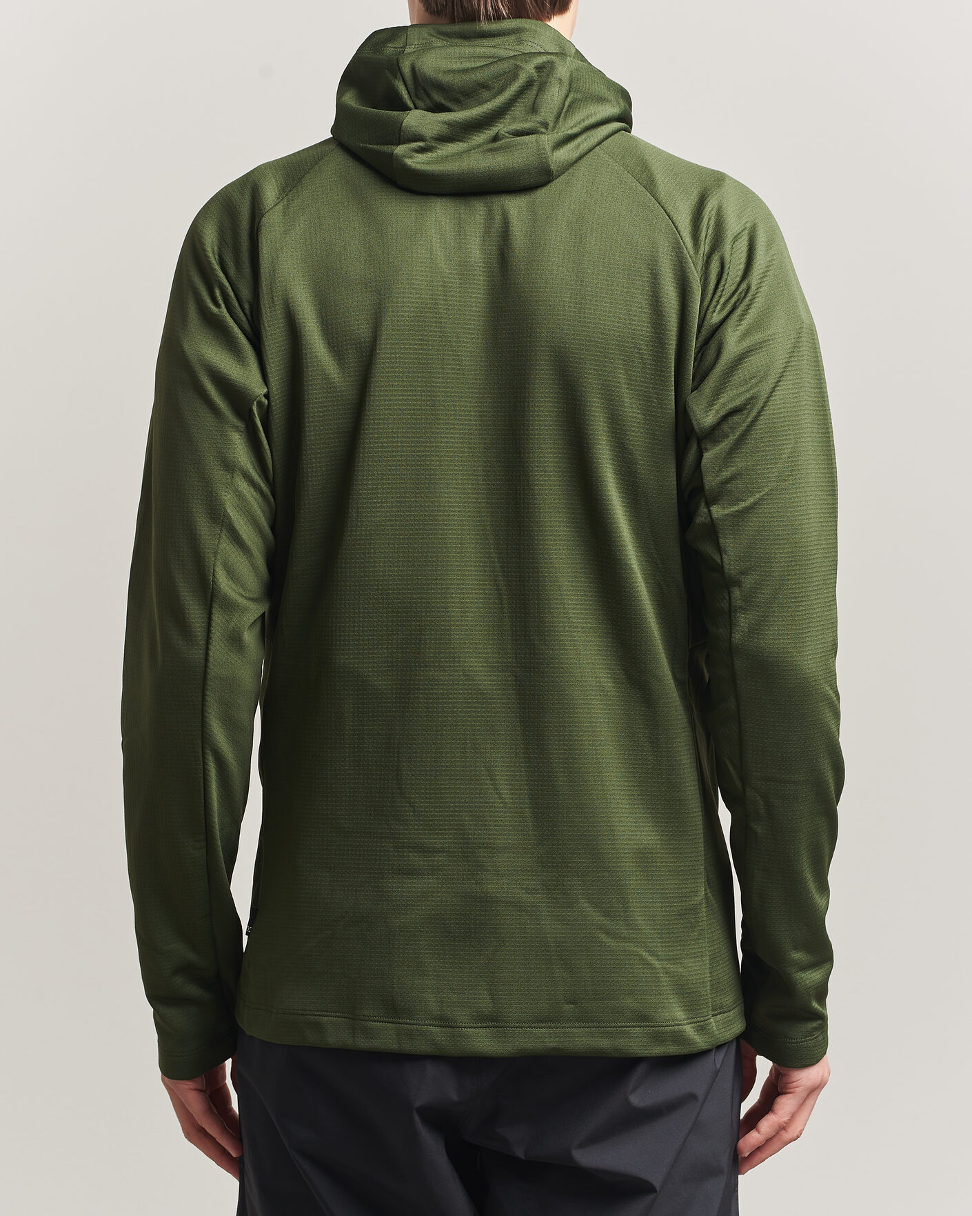 Hombres | Jerséis y prendas de punto | Haglöfs | Korp Mid Fleece Hood Seaweed Green