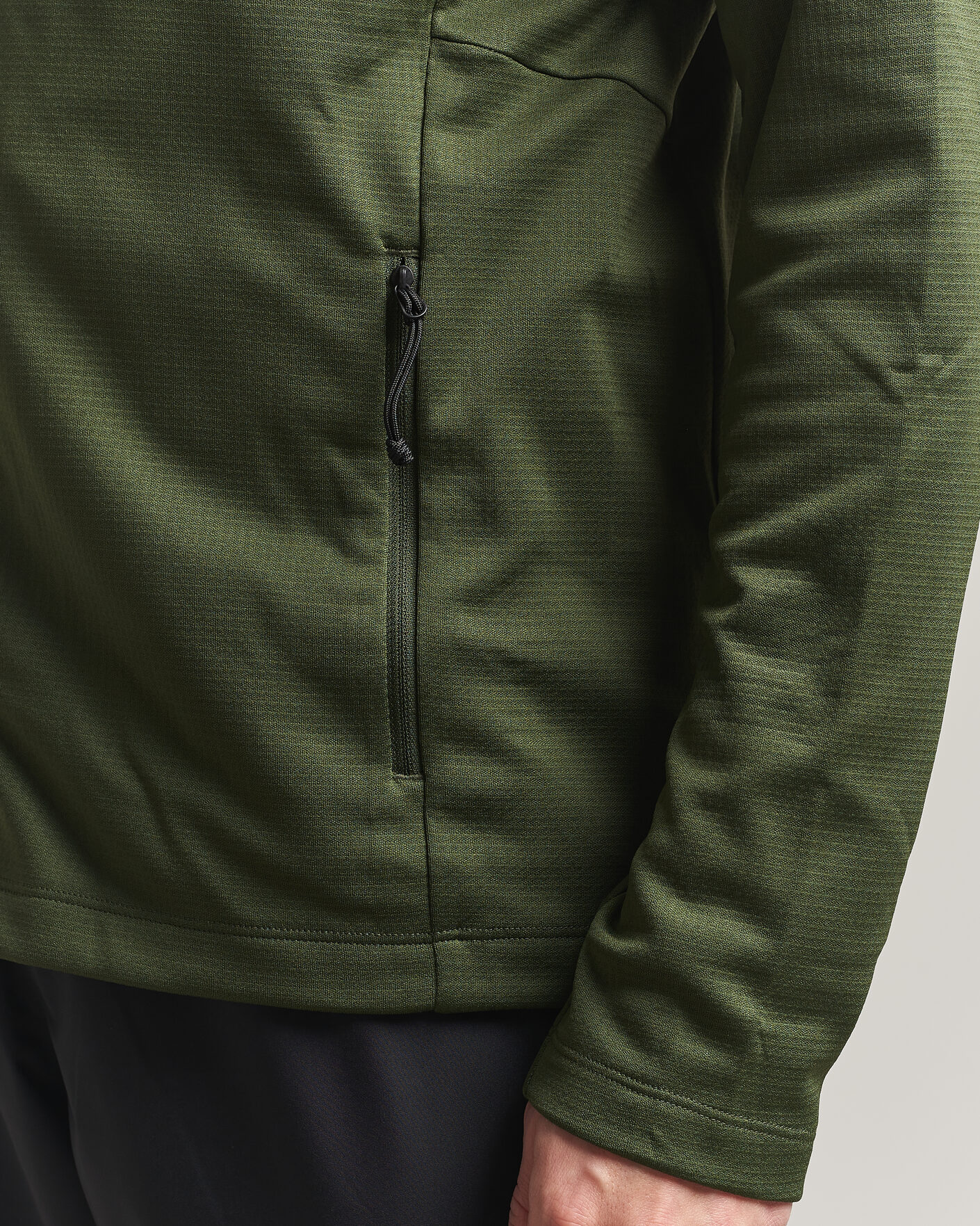 Hombres | Jerséis y prendas de punto | Haglöfs | Korp Mid Fleece Hood Seaweed Green