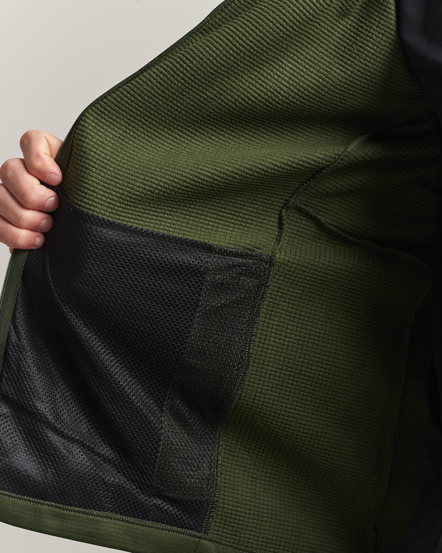 Hombres | Jerséis y prendas de punto | Haglöfs | Korp Mid Fleece Hood Seaweed Green