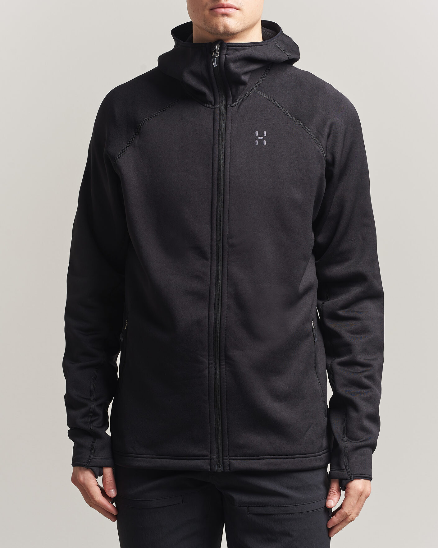 Hombres | Jerséis y prendas de punto | Haglöfs | Magma Mid Fleece Hood True Black