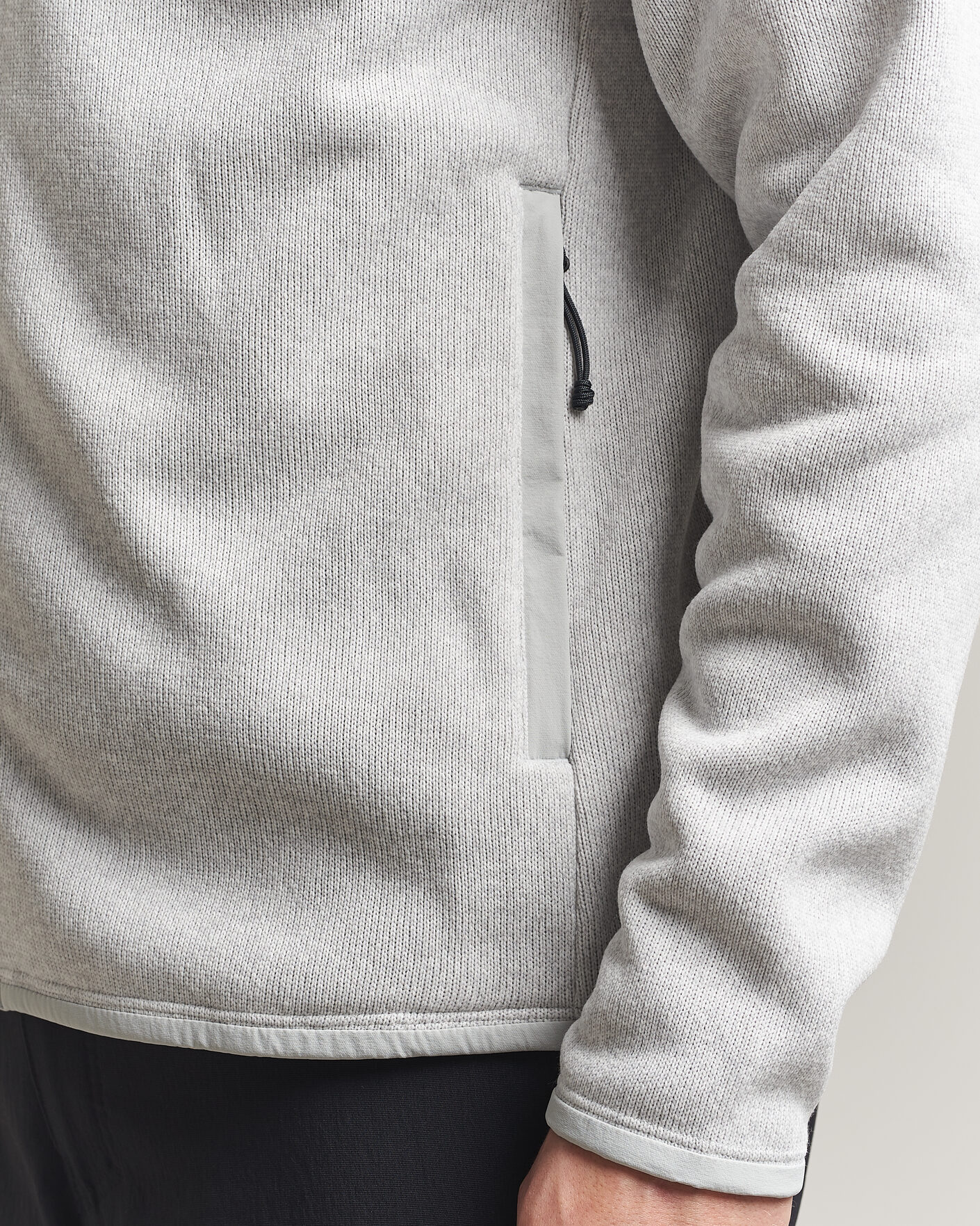 Hombres | Jerséis y prendas de punto | Haglöfs | Swook II Mid Hood Stone Grey