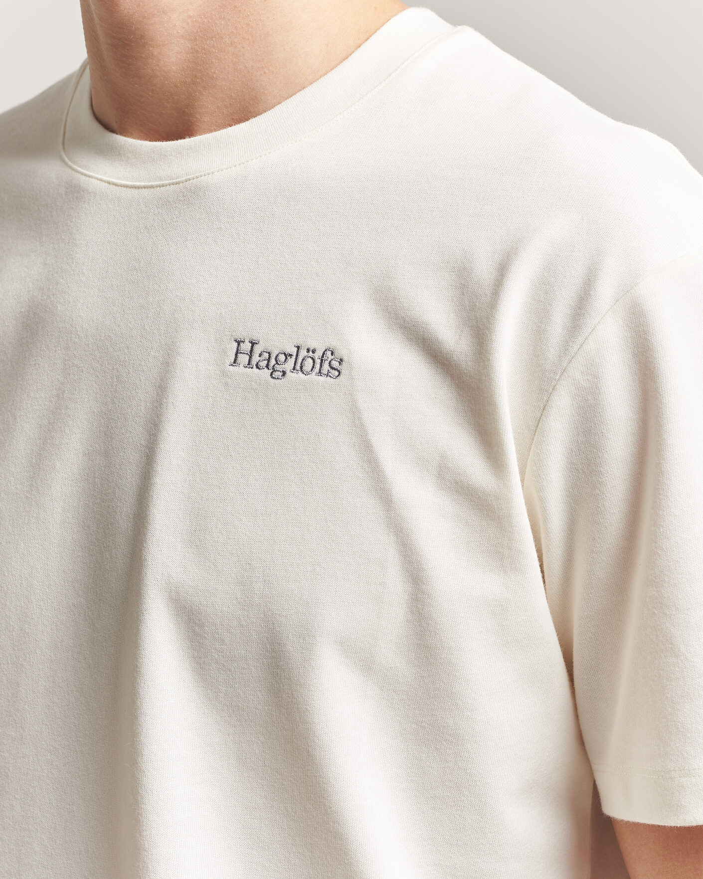 Hombres | Camisetas | Haglöfs | Organic Cotton T-Shirt Soft White