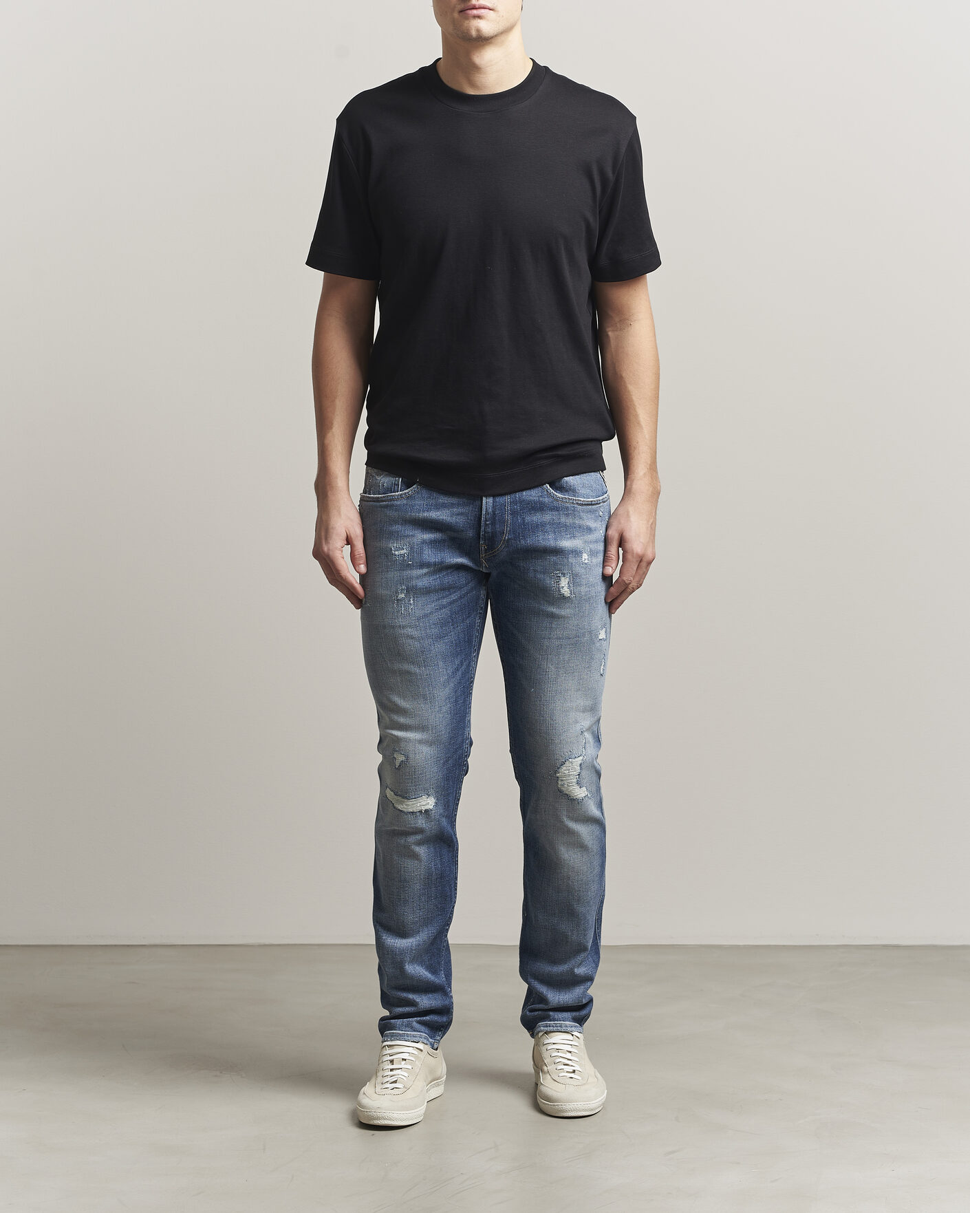 Hombres | Vaqueros | Replay | Anbass 10 Year Wash Jeans Medium Blue