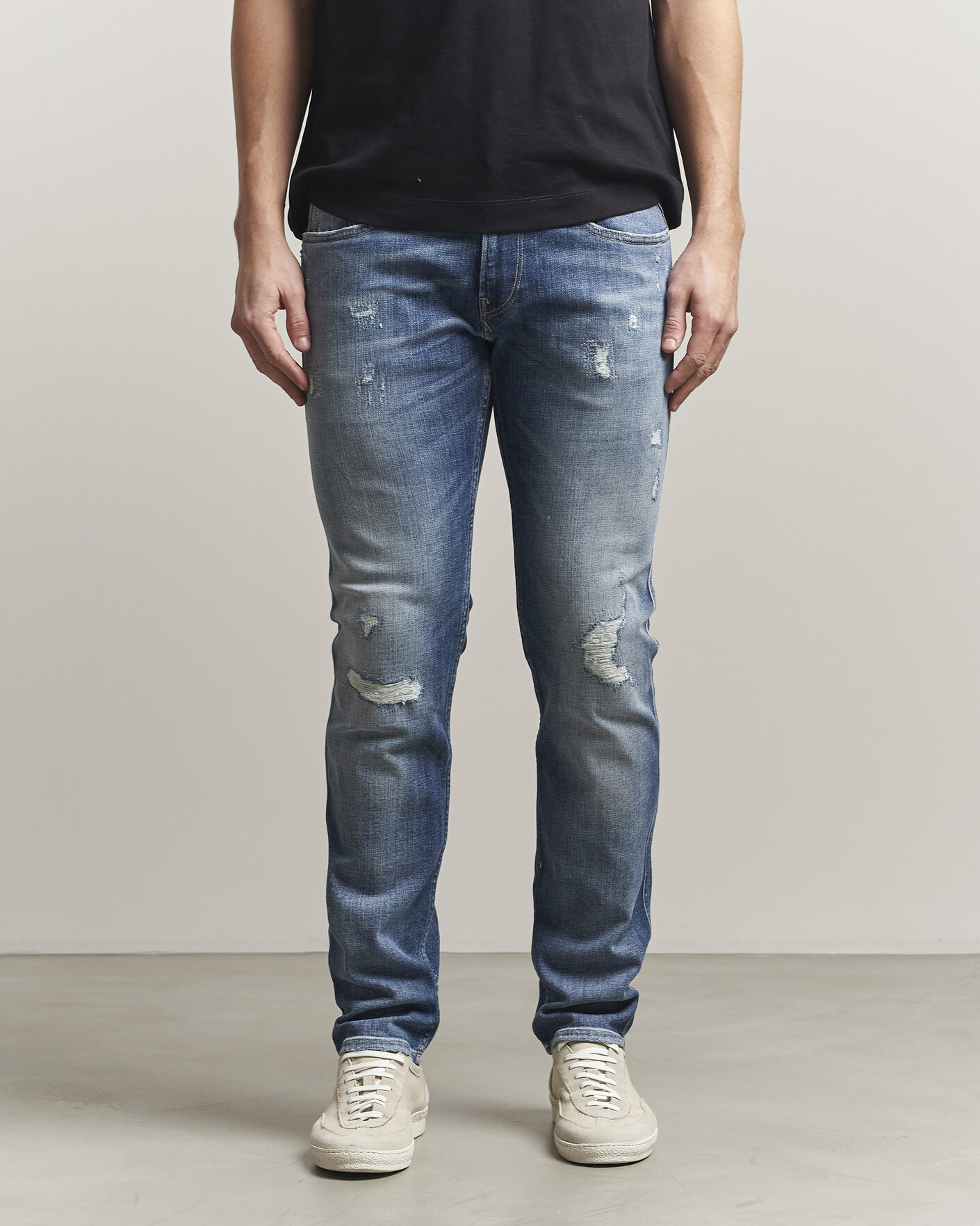 Hombres | Vaqueros | Replay | Anbass 10 Year Wash Jeans Medium Blue