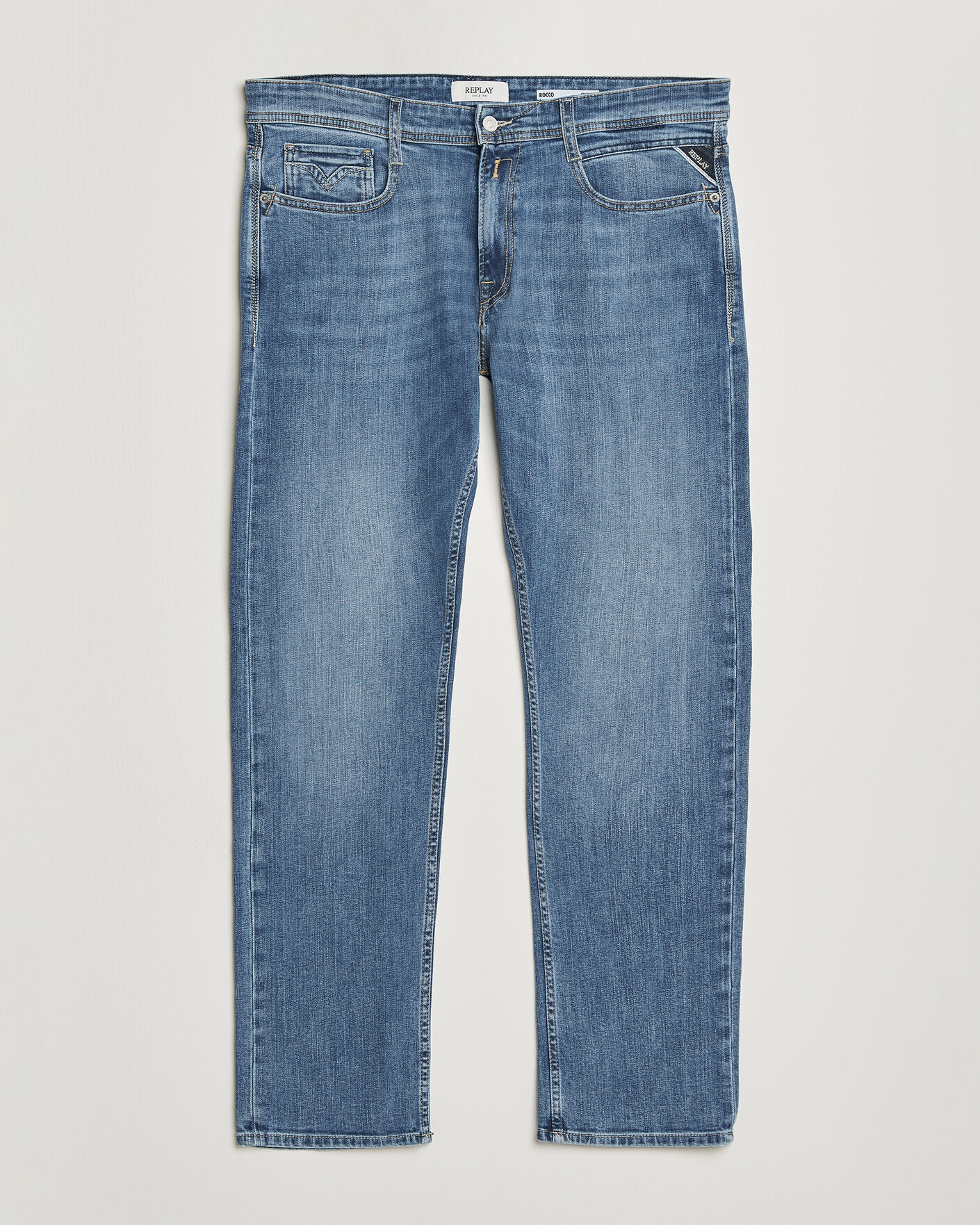 Hombres | Vaqueros | Replay | Rocco Comfort Fit Powerstretch Jeans Light Blue