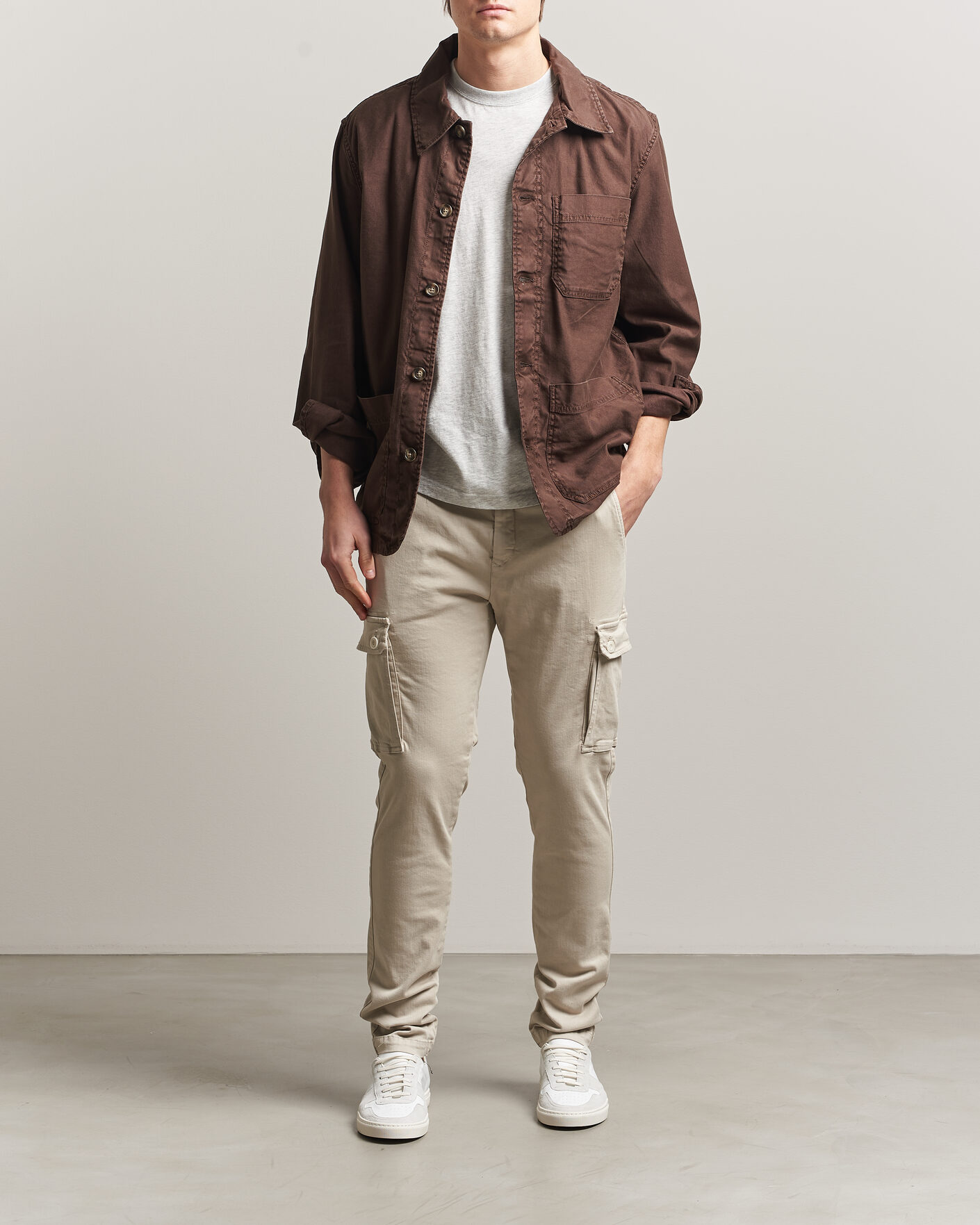 Hombres | Pantalones | Replay | Jaan Hyperflex Cargo Pants Ivory